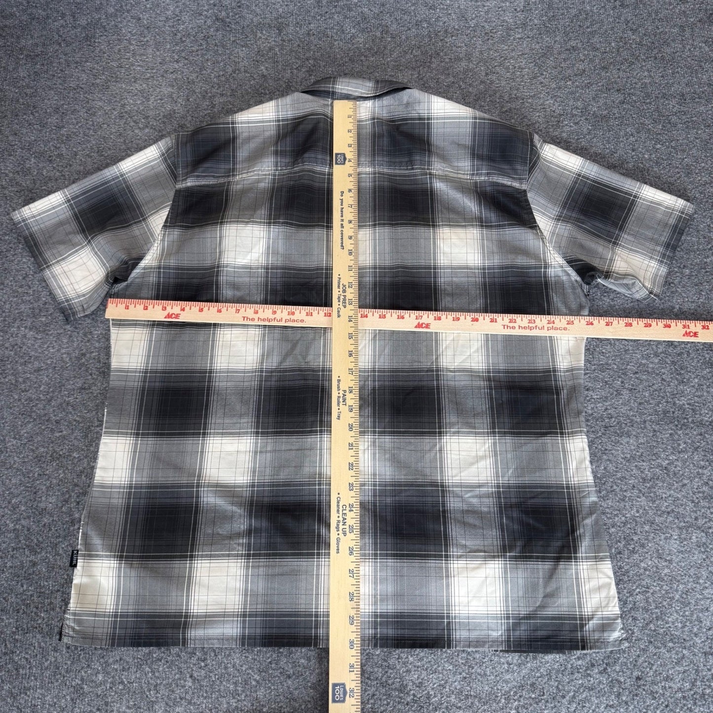 KUHL Response Shirt Mens XXL Plaid Short Sleeve Button Up Outdoor Hiking Trail