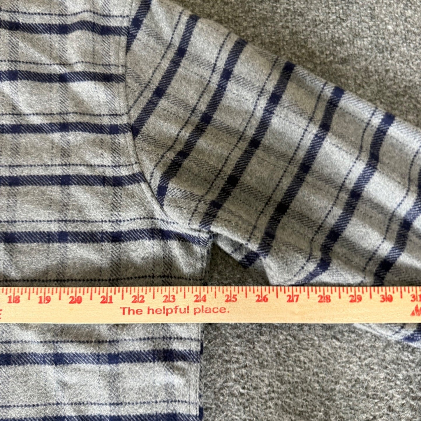 Taylor Stitch Crater Shirt Mens Plaid Cotton Soft Flannel Button Up Size 46 2XL