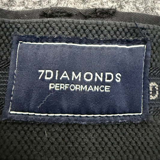 7 Diamonds Parker Pants Mens 33x32 (34x31) Black Stretch Casual Performance Golf