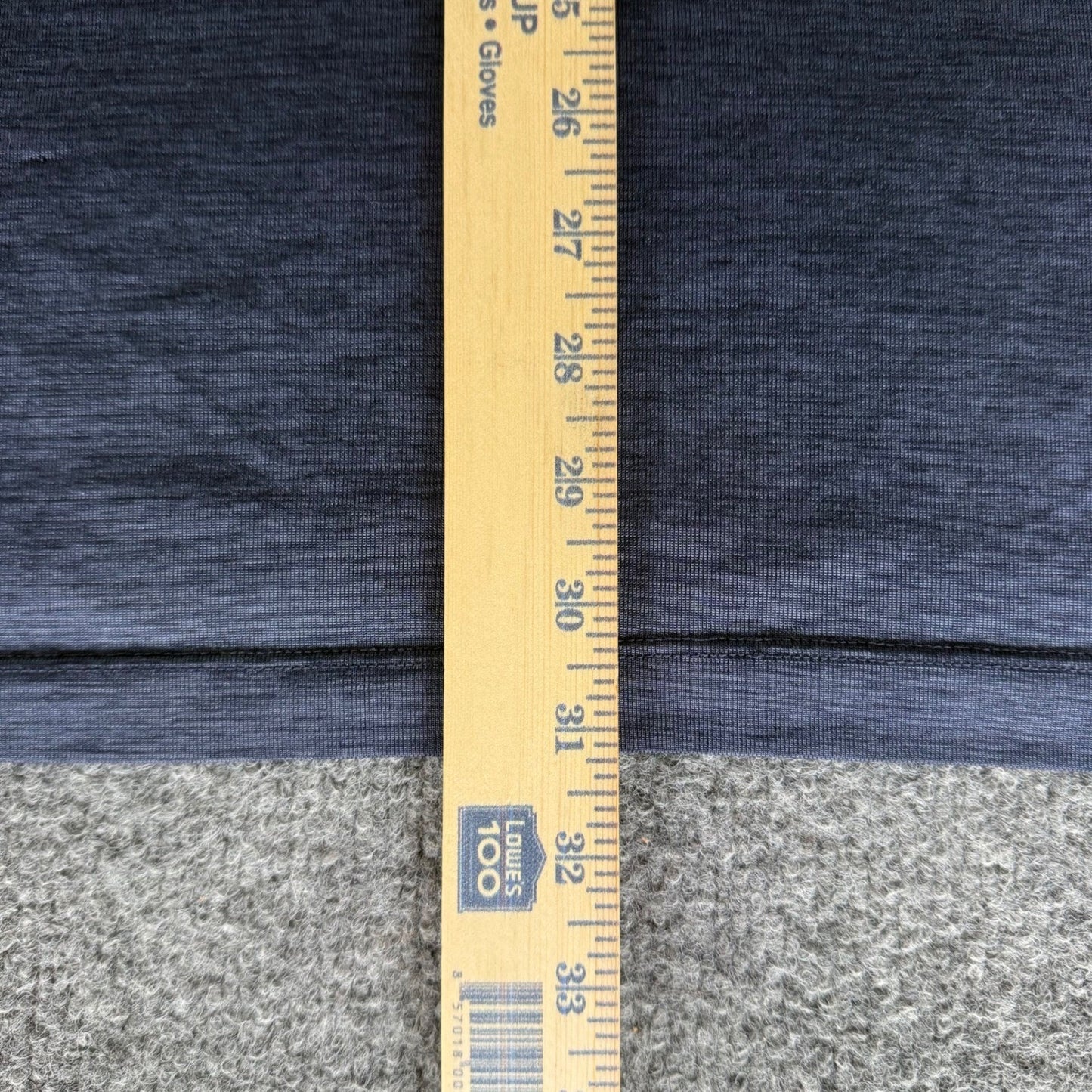 American Tall Polo Shirt Mens XLT Blue Heathered Short Sleeve Performance Golf