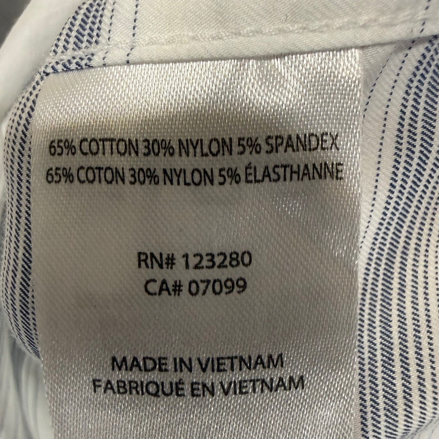 Travis Mathew Shirt Mens Medium Striped Golf Short Sleeve Button Up Casual Top