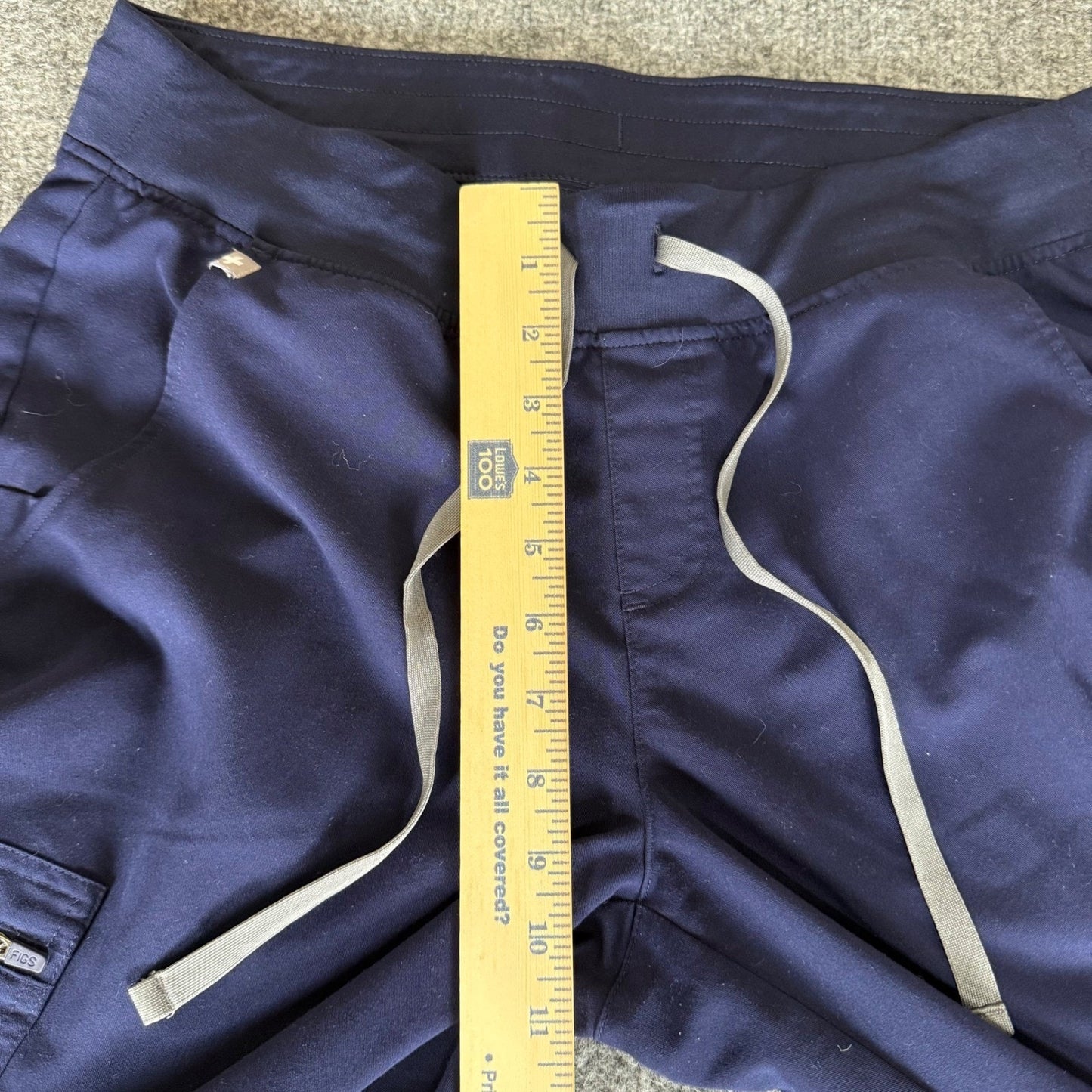 FIGS Zamora Scrub Jogger Pants Womens Medium Petite Blue Medical Doctor Uniform