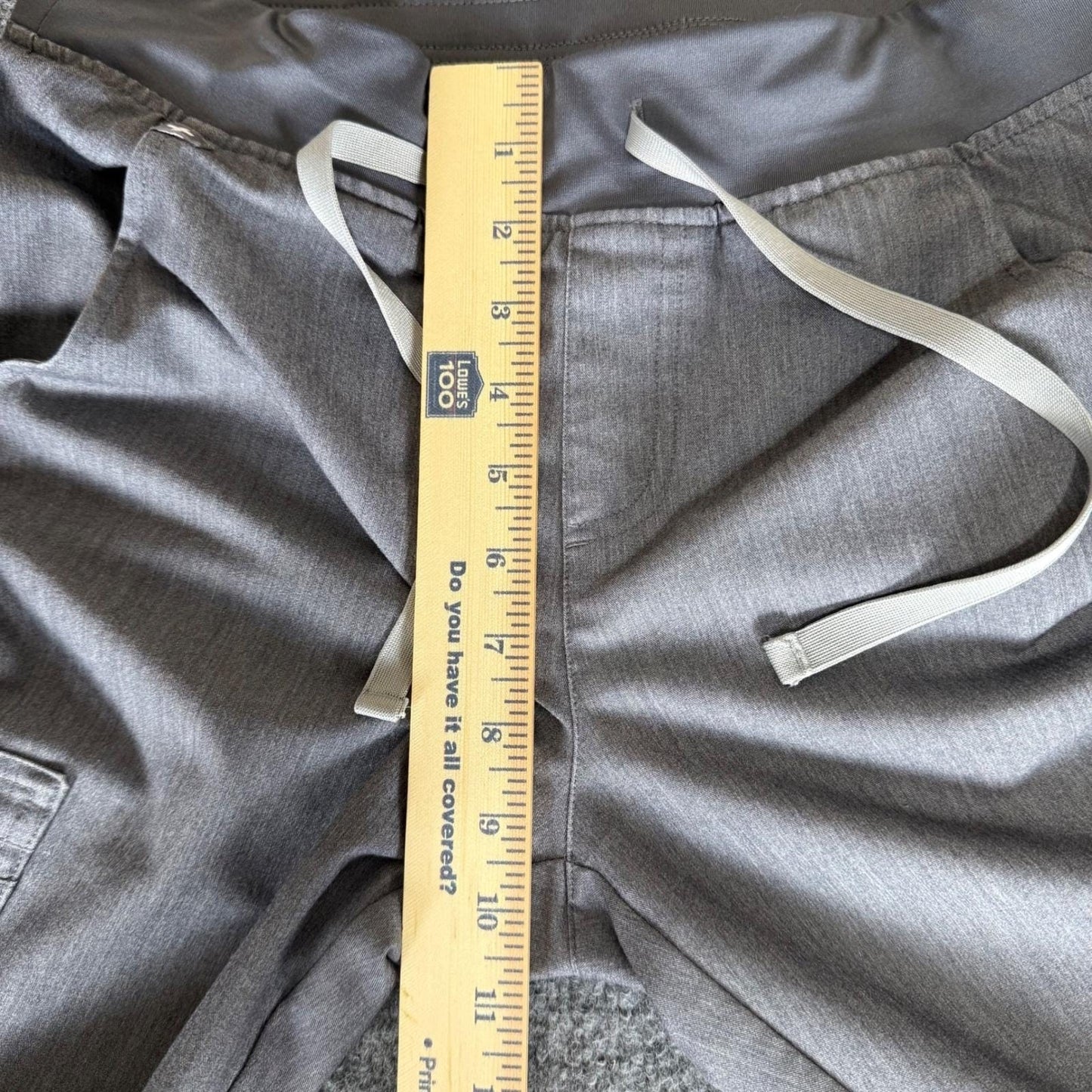 FIGS Zamora Jogger Scrub Pants Womens Small Petite 30x26 Gray Medical Nursing