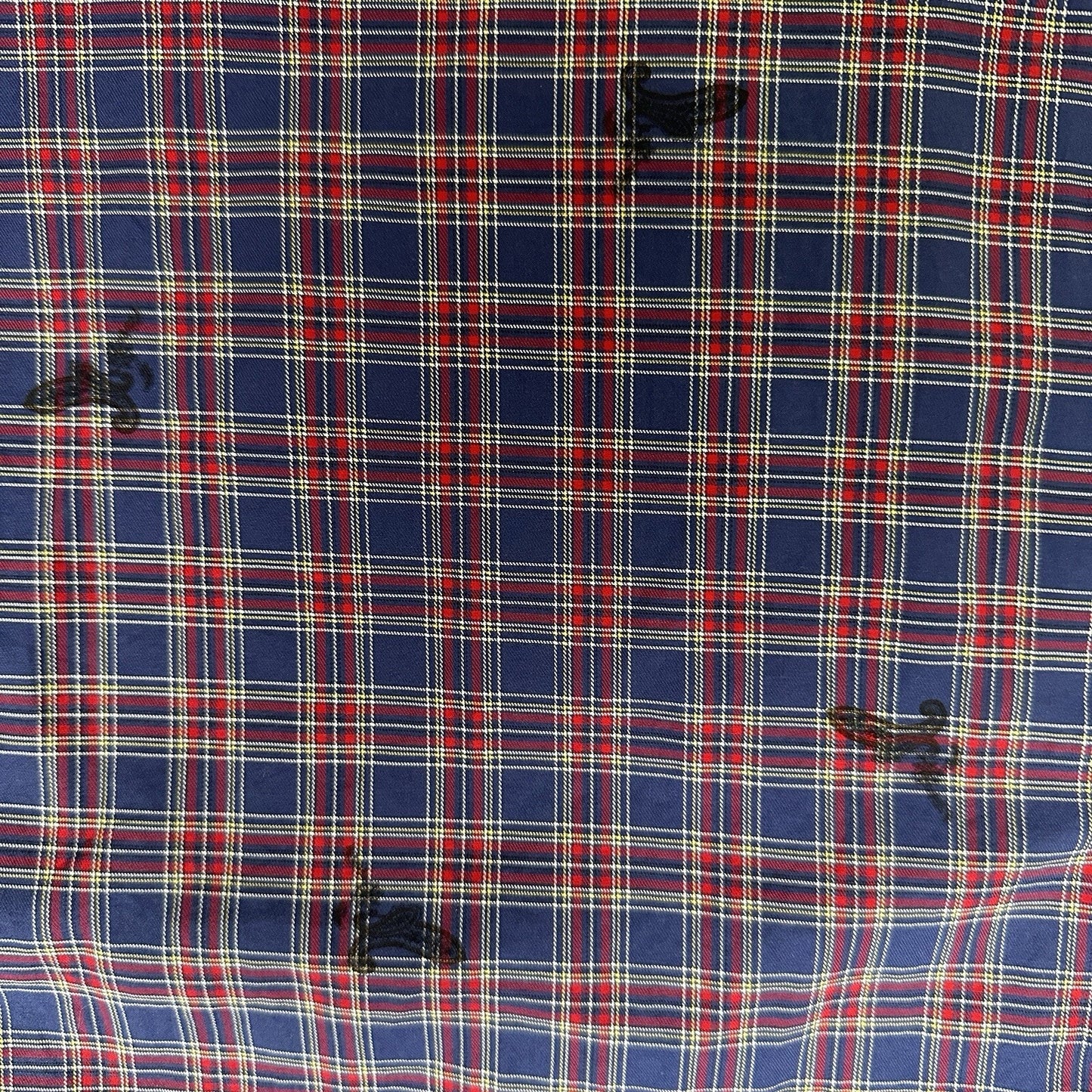 Cremieux Shirt Mens 2XL Blue Red Plaid Long Sleeve Button Up Casual Pocket Adult