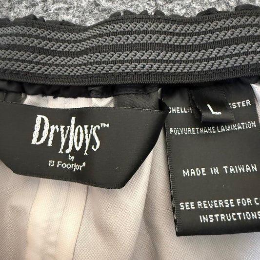 DryJoys FootJoy Pants Mens Black Large 31x31 Waterproof Golf Rain Windbreaker