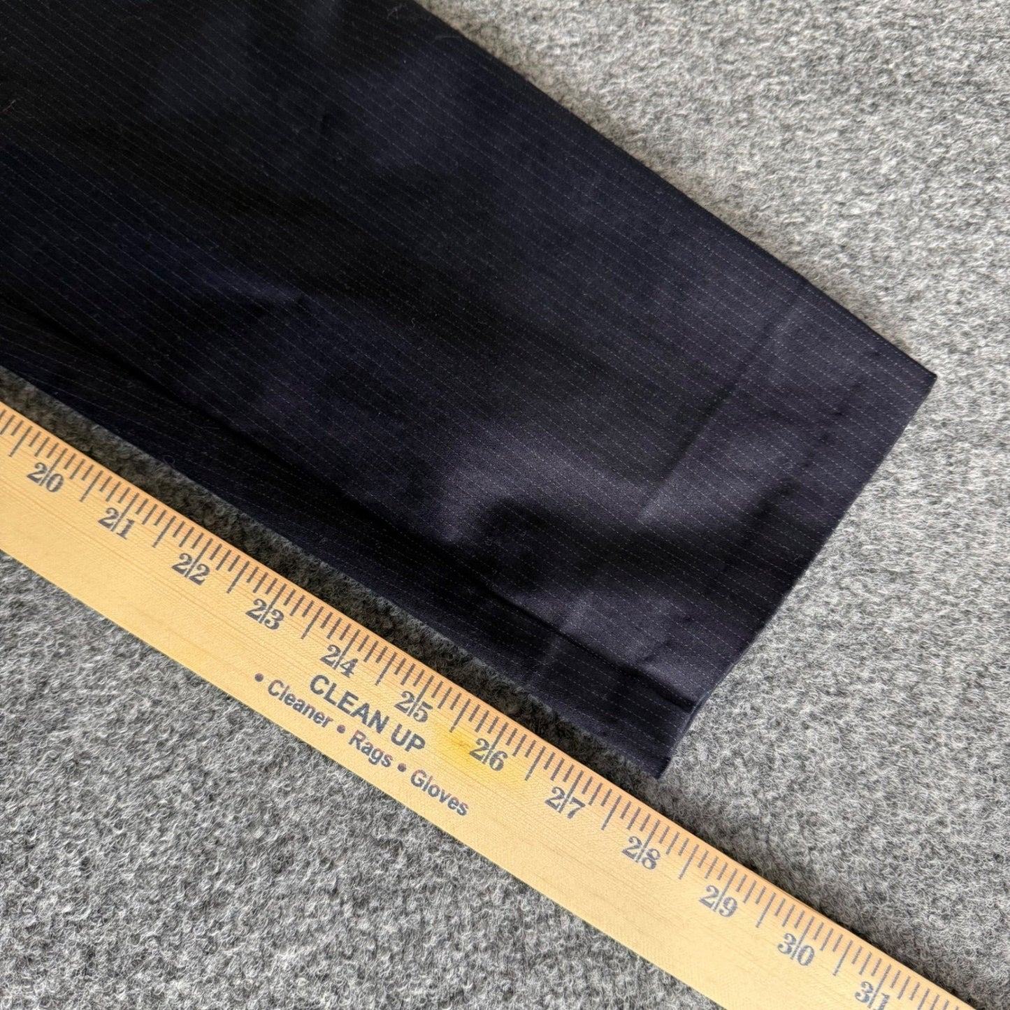 Paul Smith Dress Pants Mens 34x28 Black Pinstripe Straight Leg Business Casual