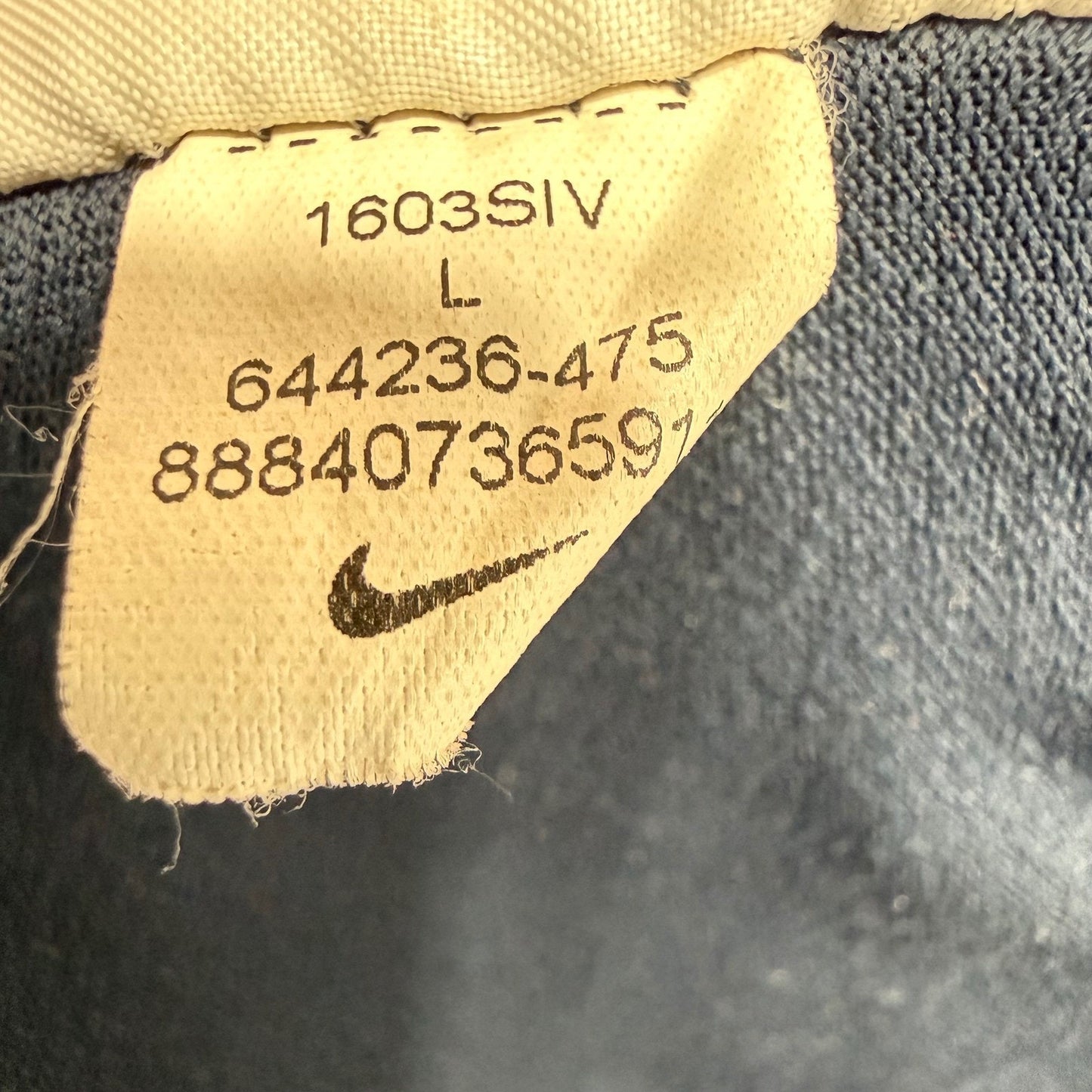 Nike Dri Fit Mens Large Running Shorts Navy Blue Athletic Gym Workout Training