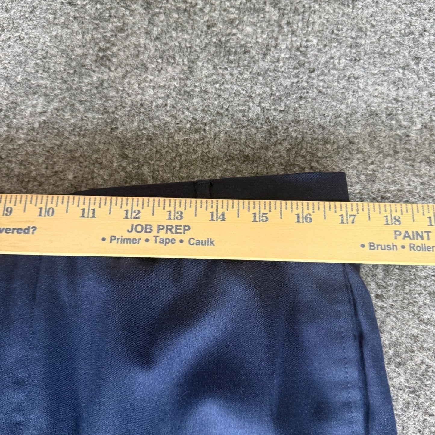 Calvin Klein Mens Slim Fit Dress Pant Navy Blue Flat Front Trousers 34x28 Casual