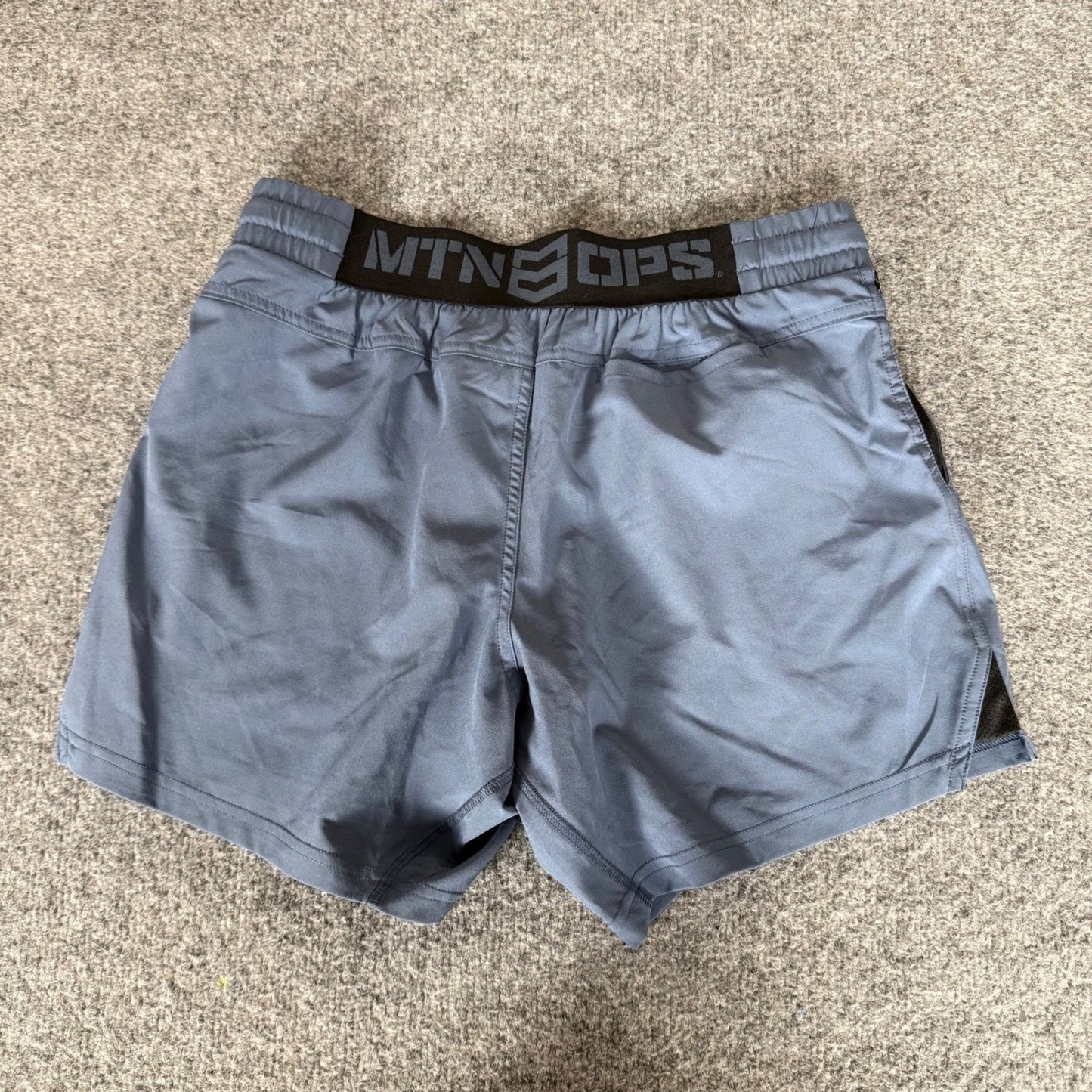 MTN OPS Mens Small Blue Training Shorts Athletic Gym Workout Performance Stretch