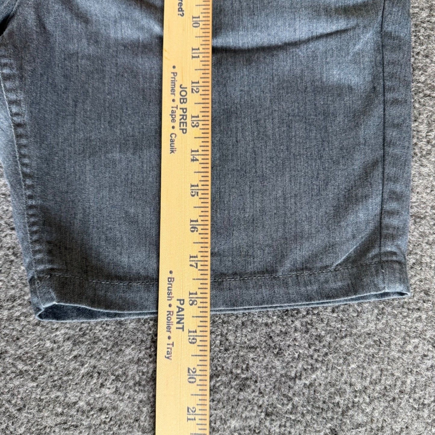 Katin Shorts Mens 34 Gray Chino Surf Flat Front Casual Beach Lightweight Cotton