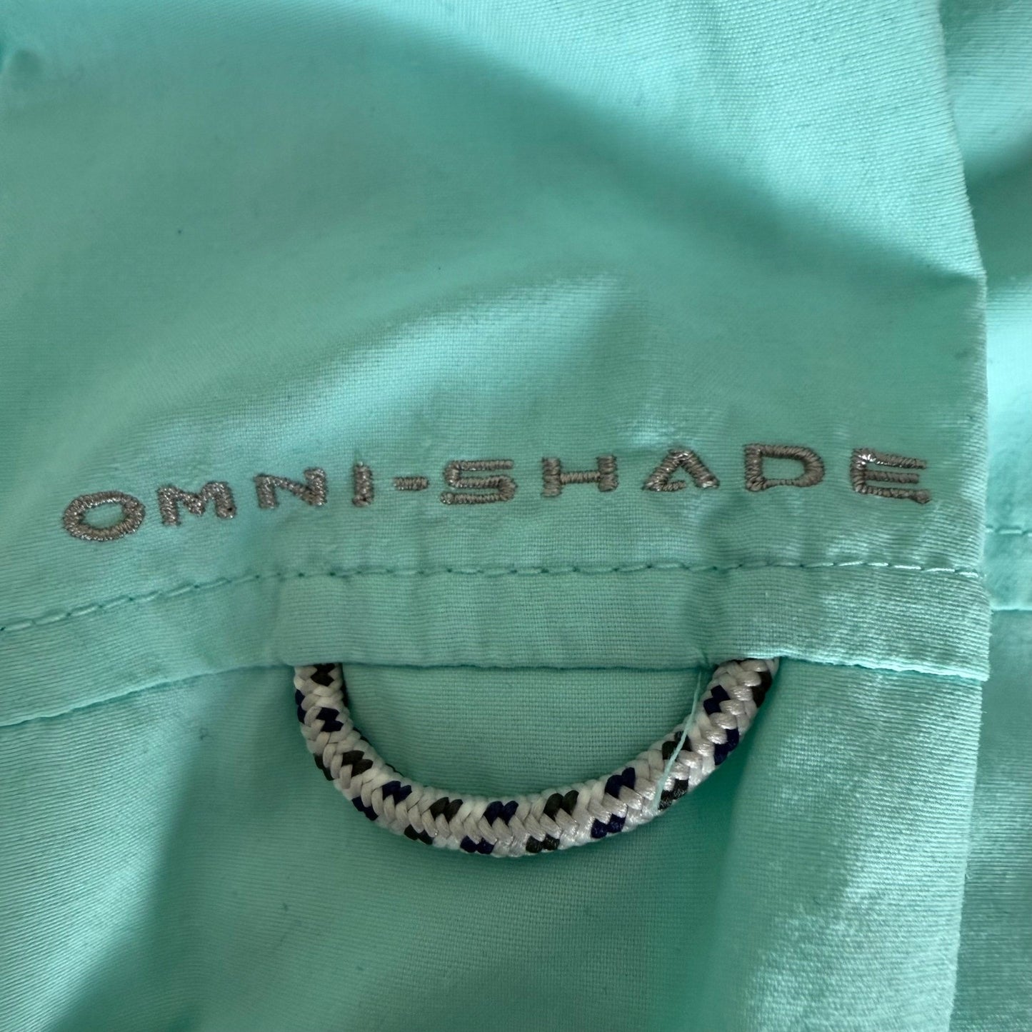 Columbia PFG Mens XXL Mint Green Long Sleeve Fishing Shirt Omni-Shade Vented