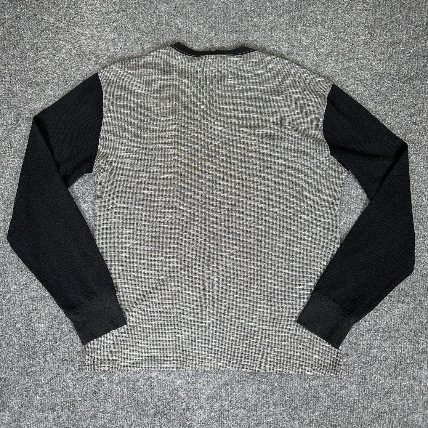 Golden State Warriors Henley Shirt Men L (S) NBA Long Sleeve Waffle Thermal Knit