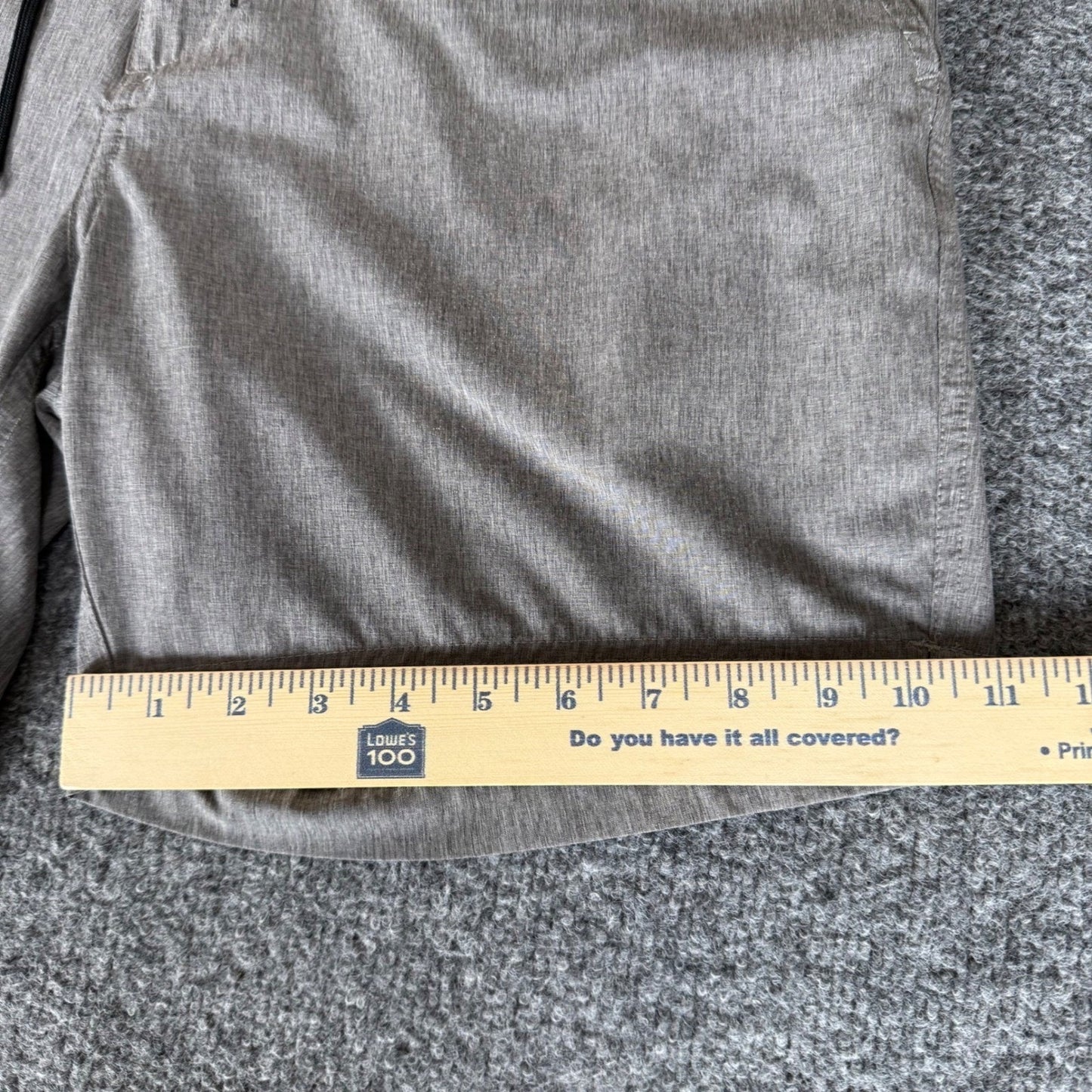 Thousand Miles Short Mens Medium Gray Travel Athletic Stretch Lightweight Casual