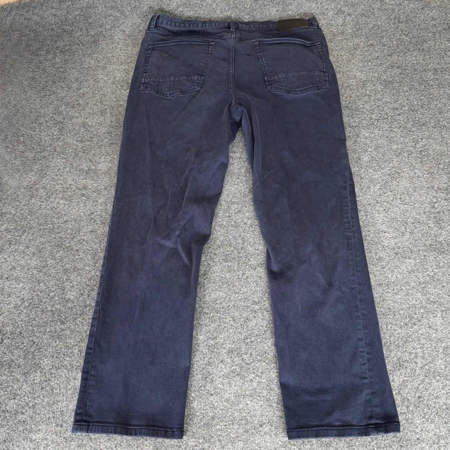 Roark HWY 128 Denim Jeans Men 38x32 (Fits 37x31) Navy Blue Straight Fit Everyday