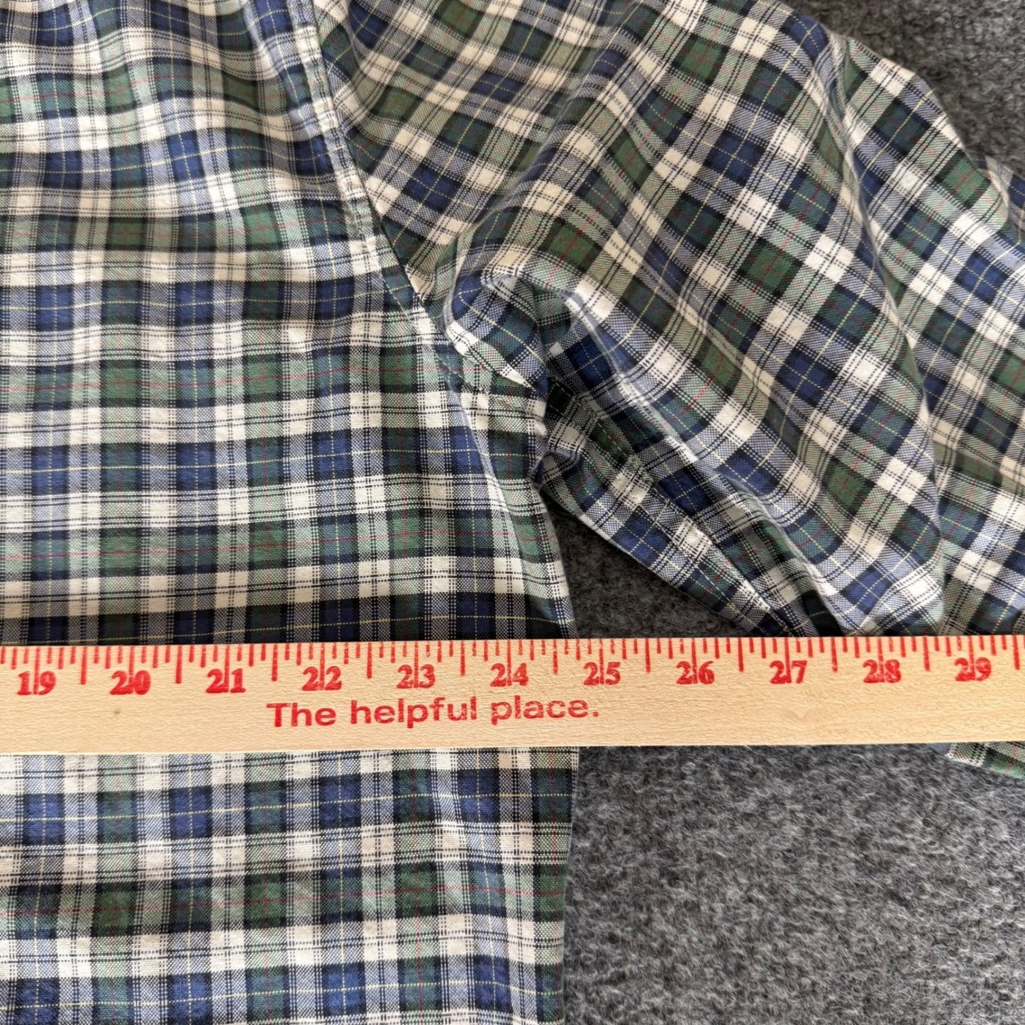 Denim Supply Ralph Lauren Shirt Mens XL Plaid Long Sleeve Button Down Casual Top