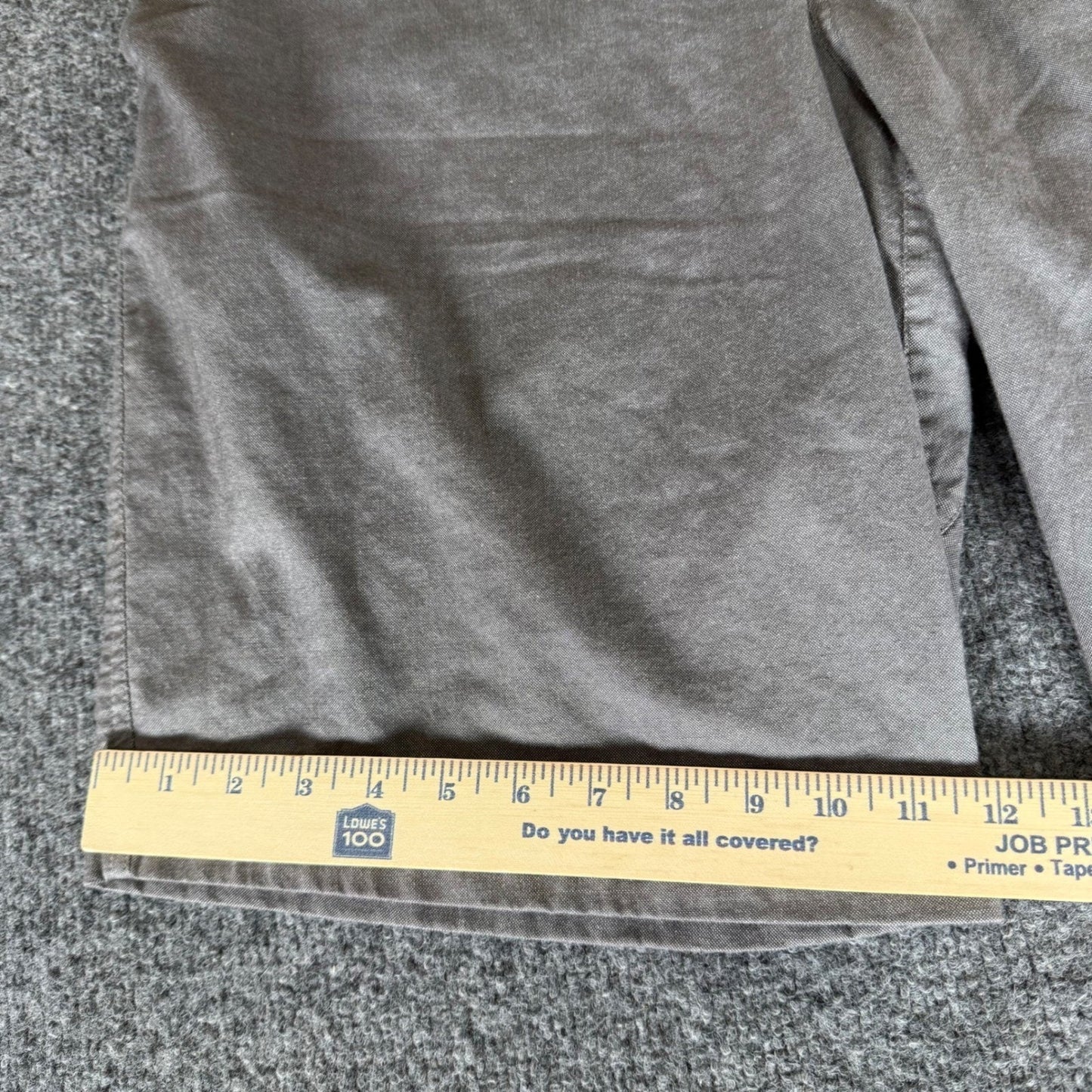 Lululemon Commission Short Men 38 Gray Casual Athletic Chino Stretch Golf Travel