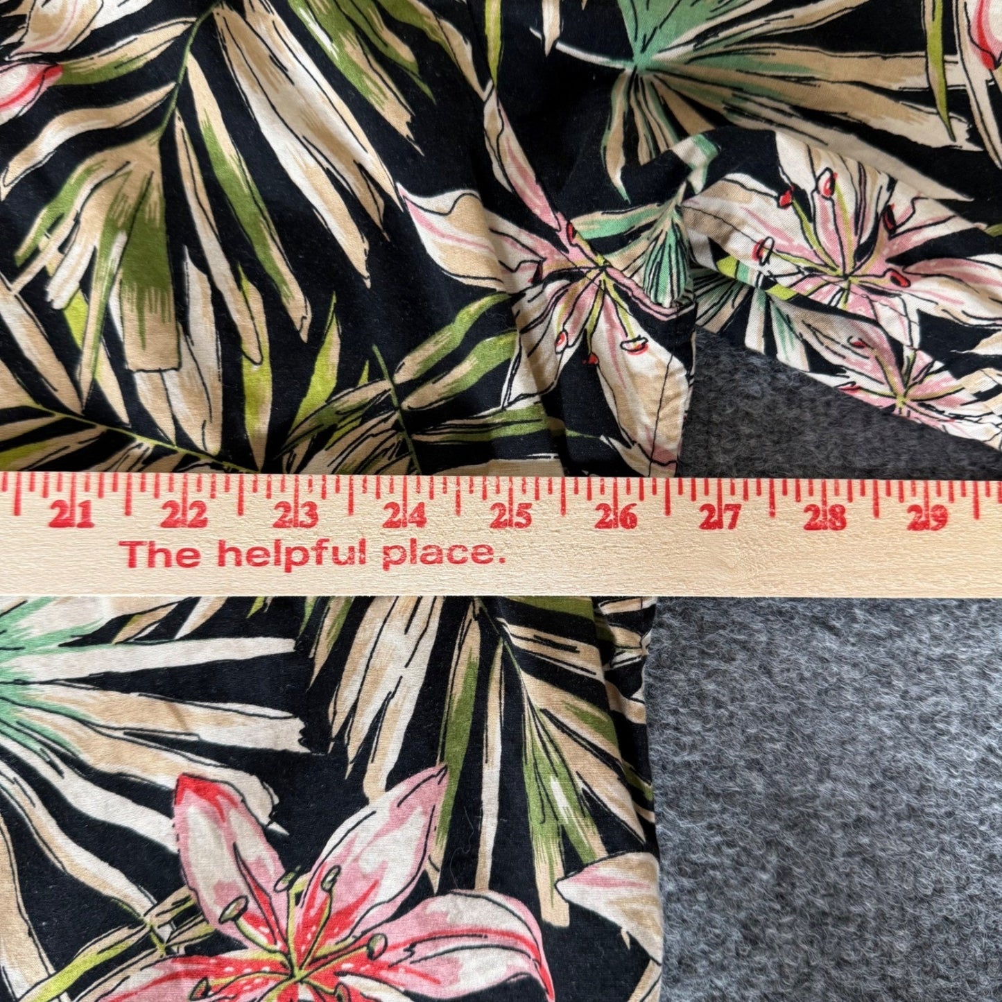 Cooke Street Hawaiian Shirt Mens 2XL Tropical Floral Palm Short Sleeve Cotton