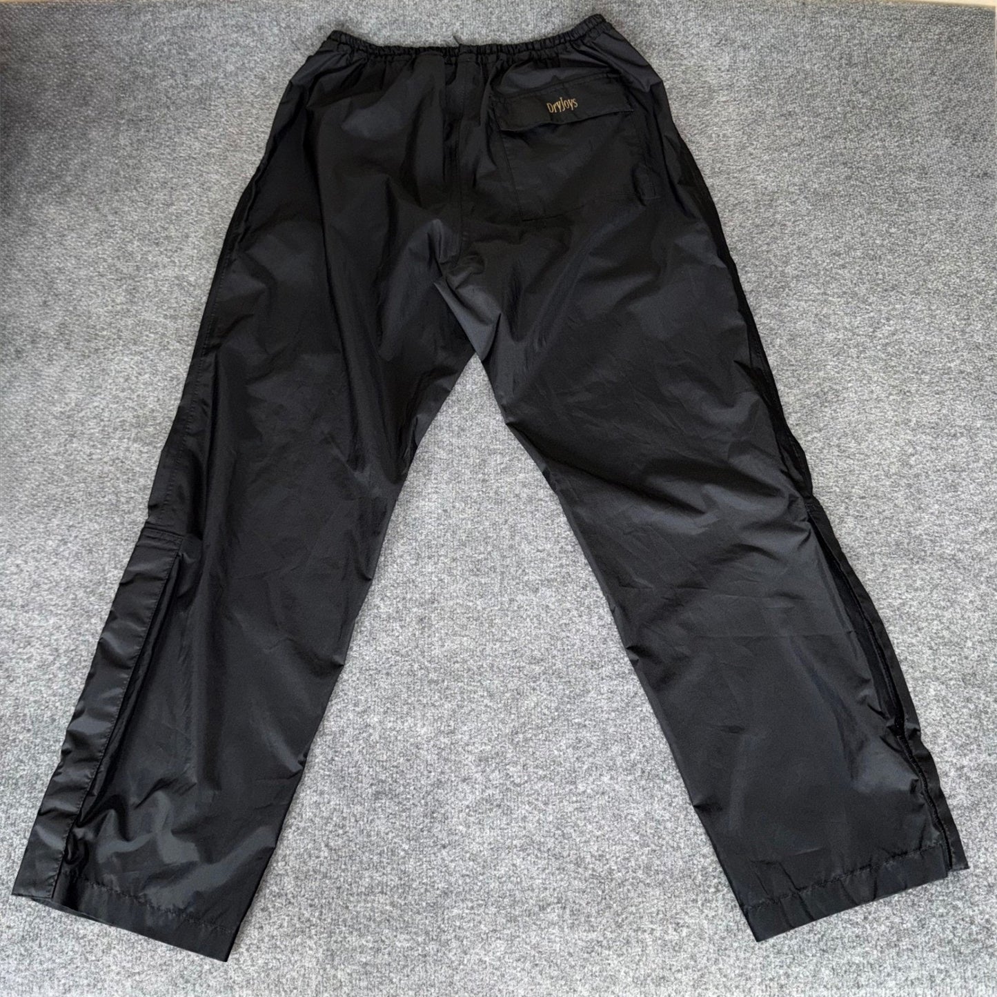 DryJoys FootJoy Pants Mens Black Large 31x31 Waterproof Golf Rain Windbreaker