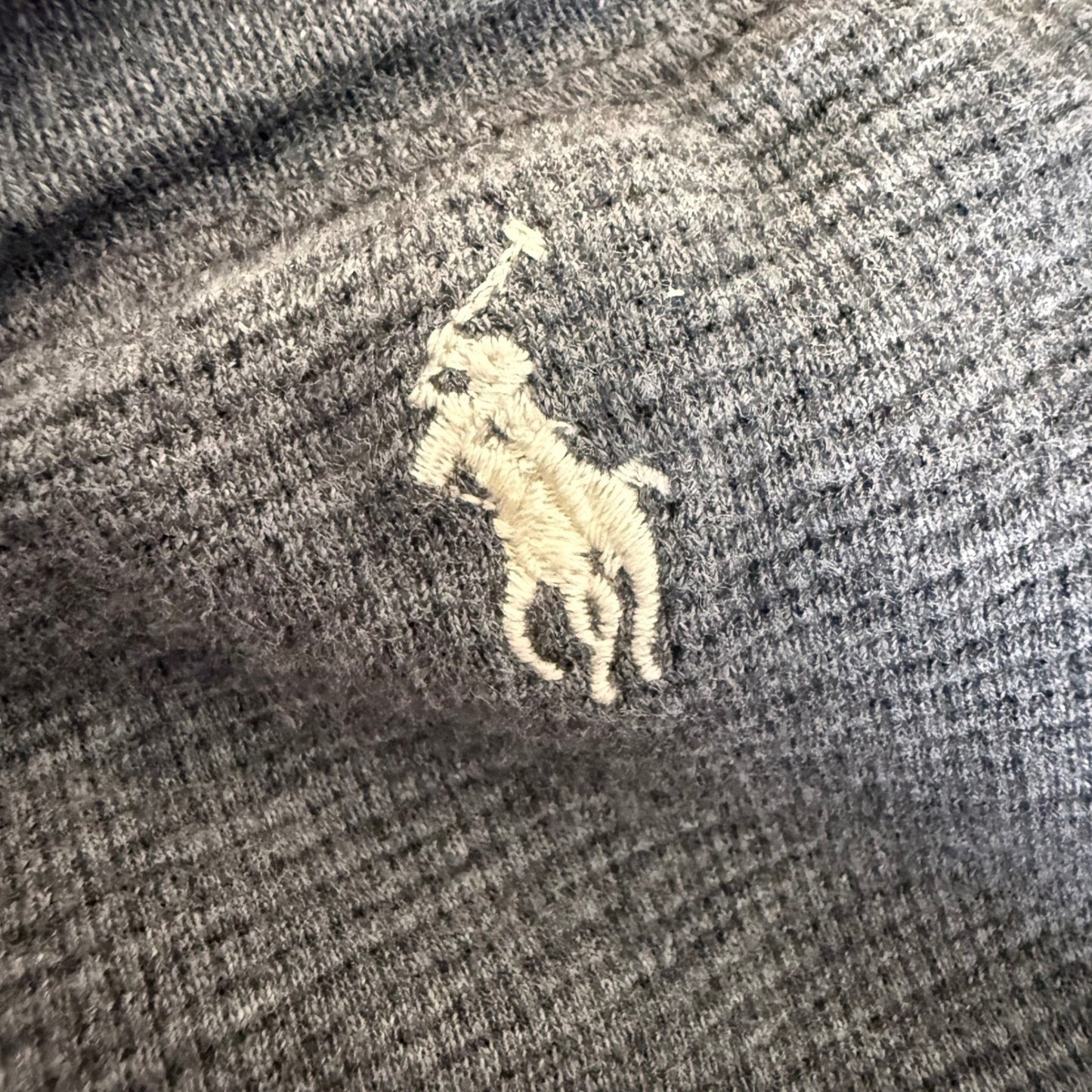 Polo Ralph Lauren Lounge Pants Mens Large Gray Waffle Thermal Sleepwear Comfort