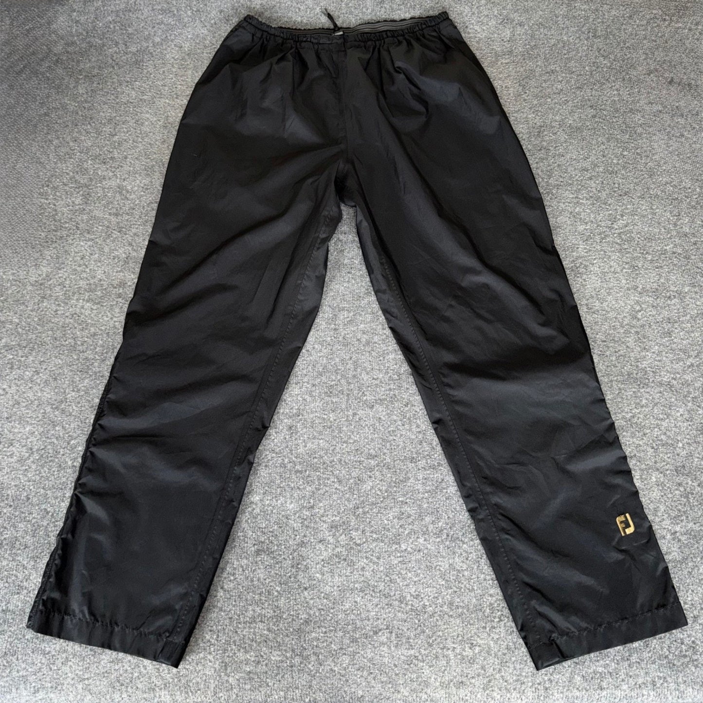 DryJoys FootJoy Pants Mens Black Large 31x31 Waterproof Golf Rain Windbreaker