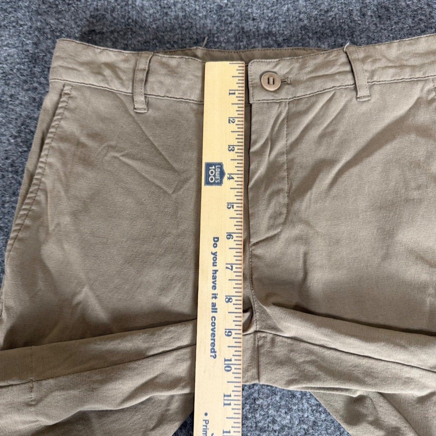 Outlier New Way Short Mens 28 Beige Stretch Nylon Tech Casual Travel Performance
