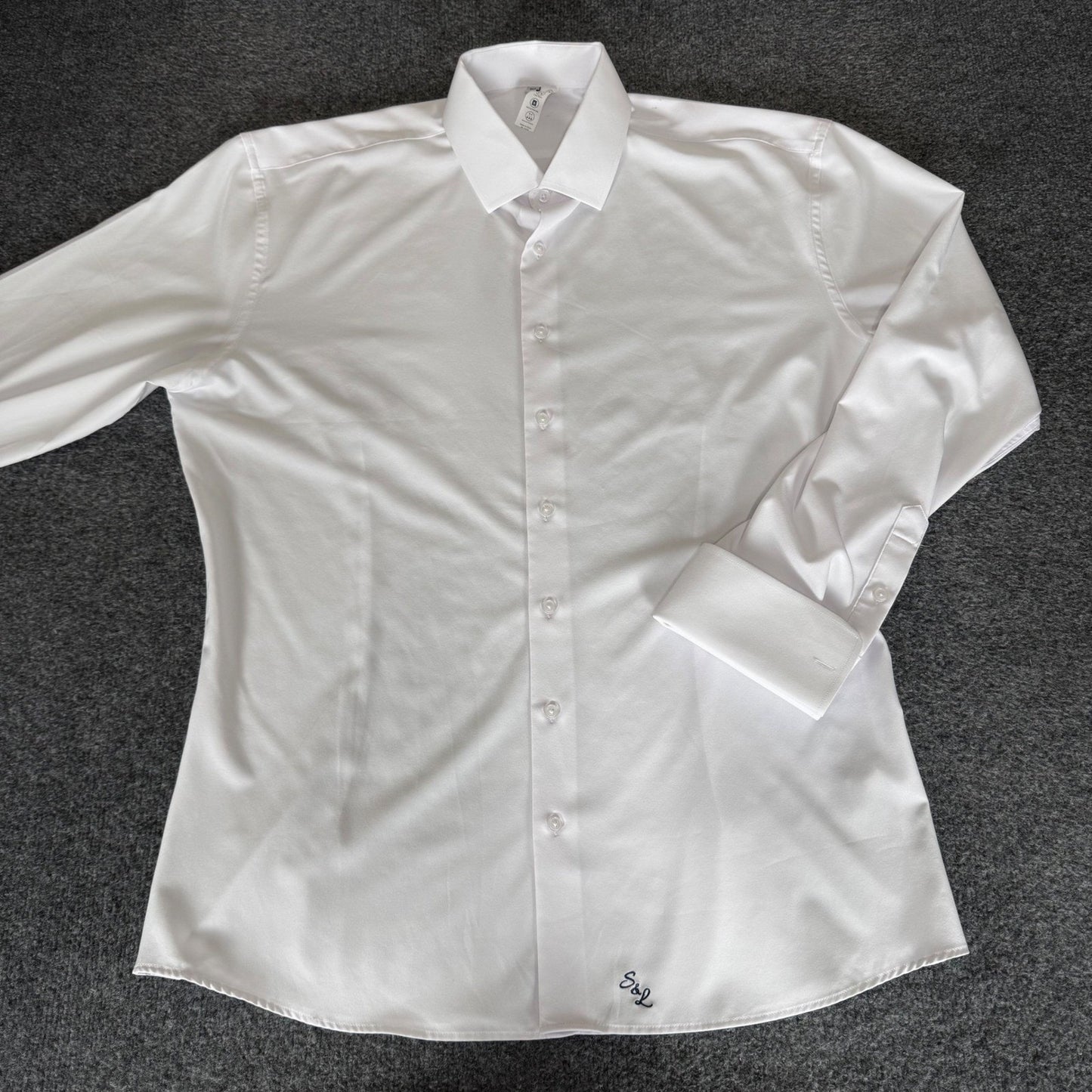 State & Liberty Shirt Mens 3XL White Long Sleeve Button Up Stretch Performance