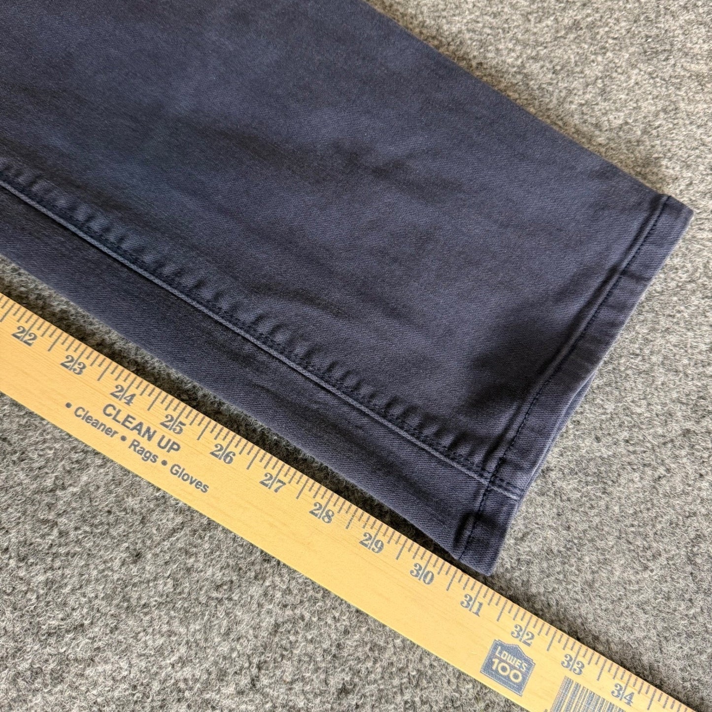 Roark HWY 128 Denim Jeans Men 38x32 (Fits 37x31) Navy Blue Straight Fit Everyday