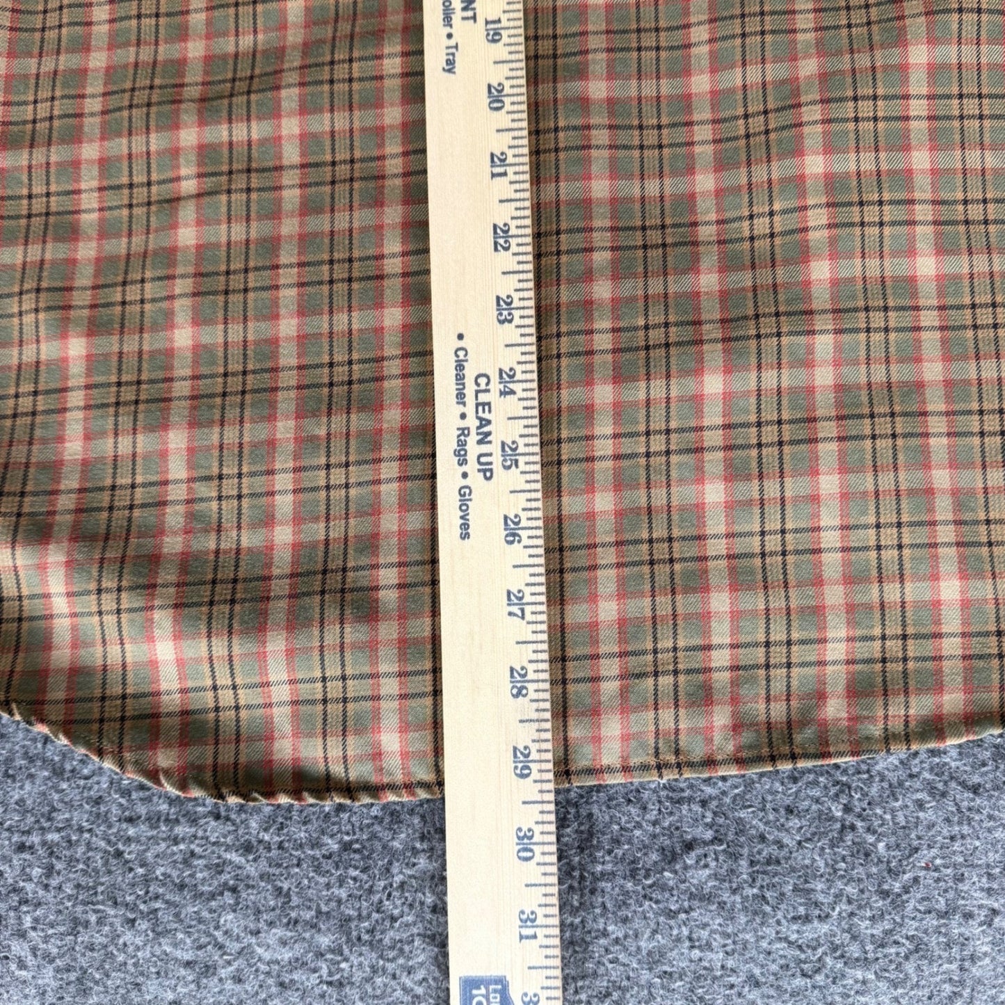 Fjallraven Stig Flannel Shirt Mens Medium Slim Fit Plaid Button Up Long Sleeve