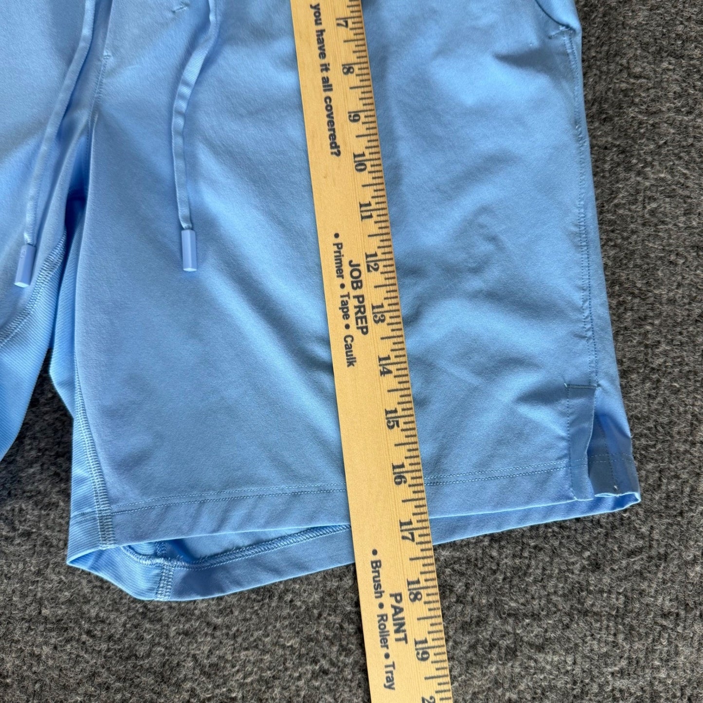 Lululemon T.H.E. Linerless Shorts Mens Small Blue Athletic Gym Training Stretch