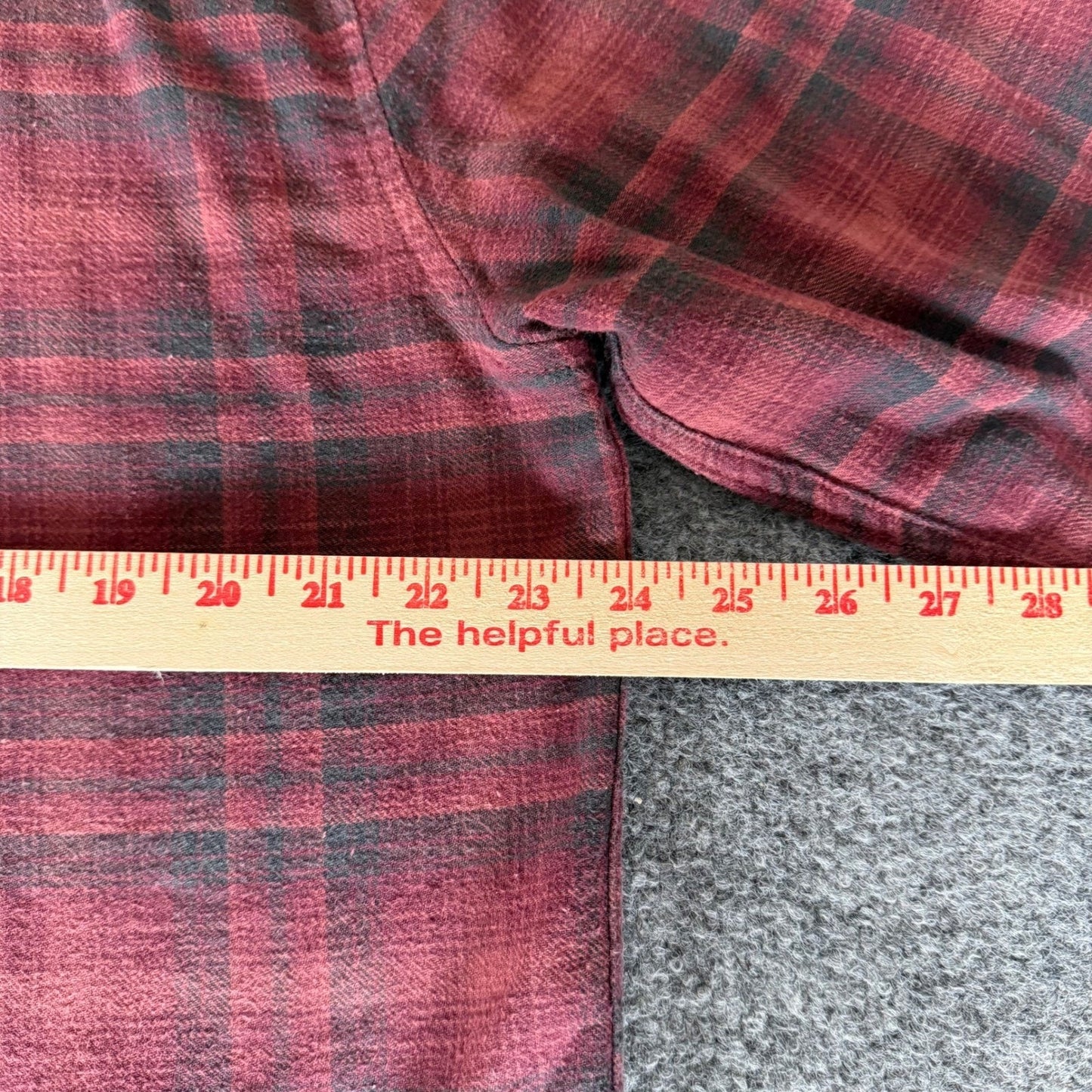 Vans Flannel Shirt Mens XL Red Plaid Long Sleeve Button Up Casual Skate Grunge