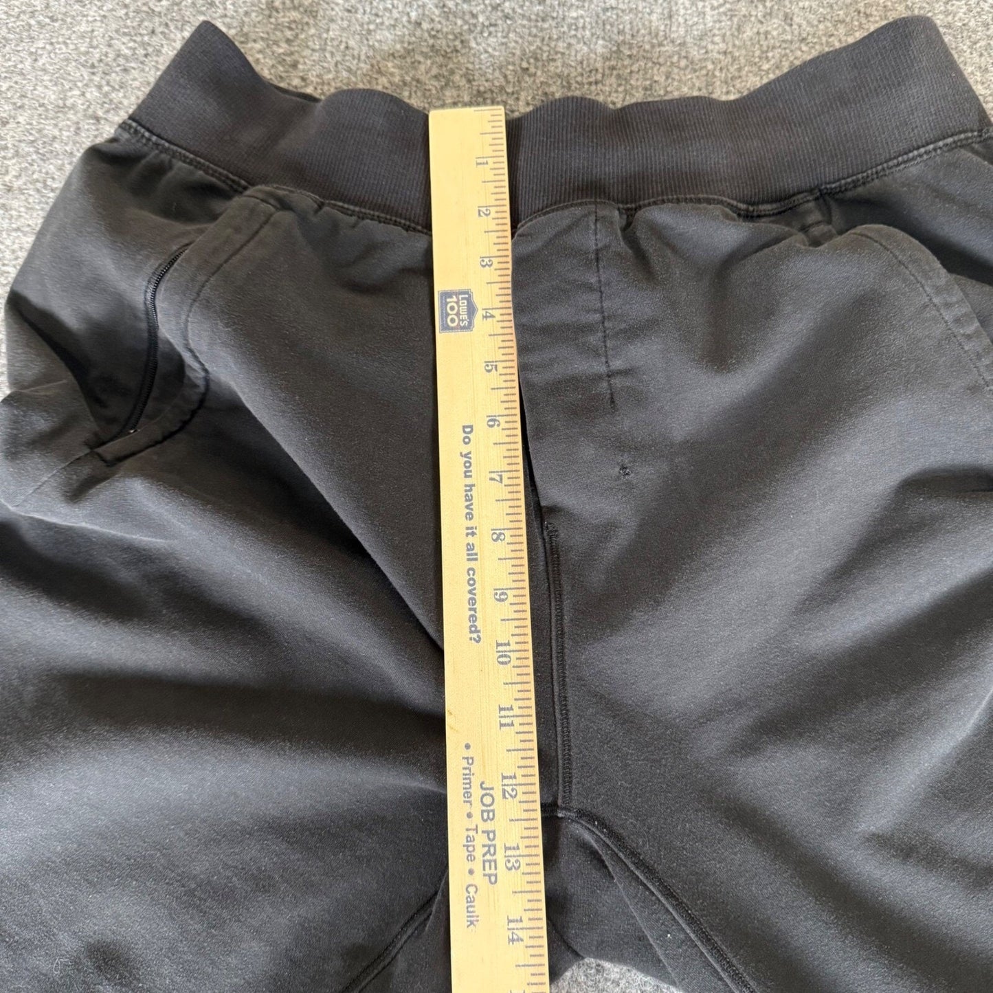 Lululemon Cross Cut Jogger Sweatpants Mens Large 30x28 Black Athletic Gym Casual