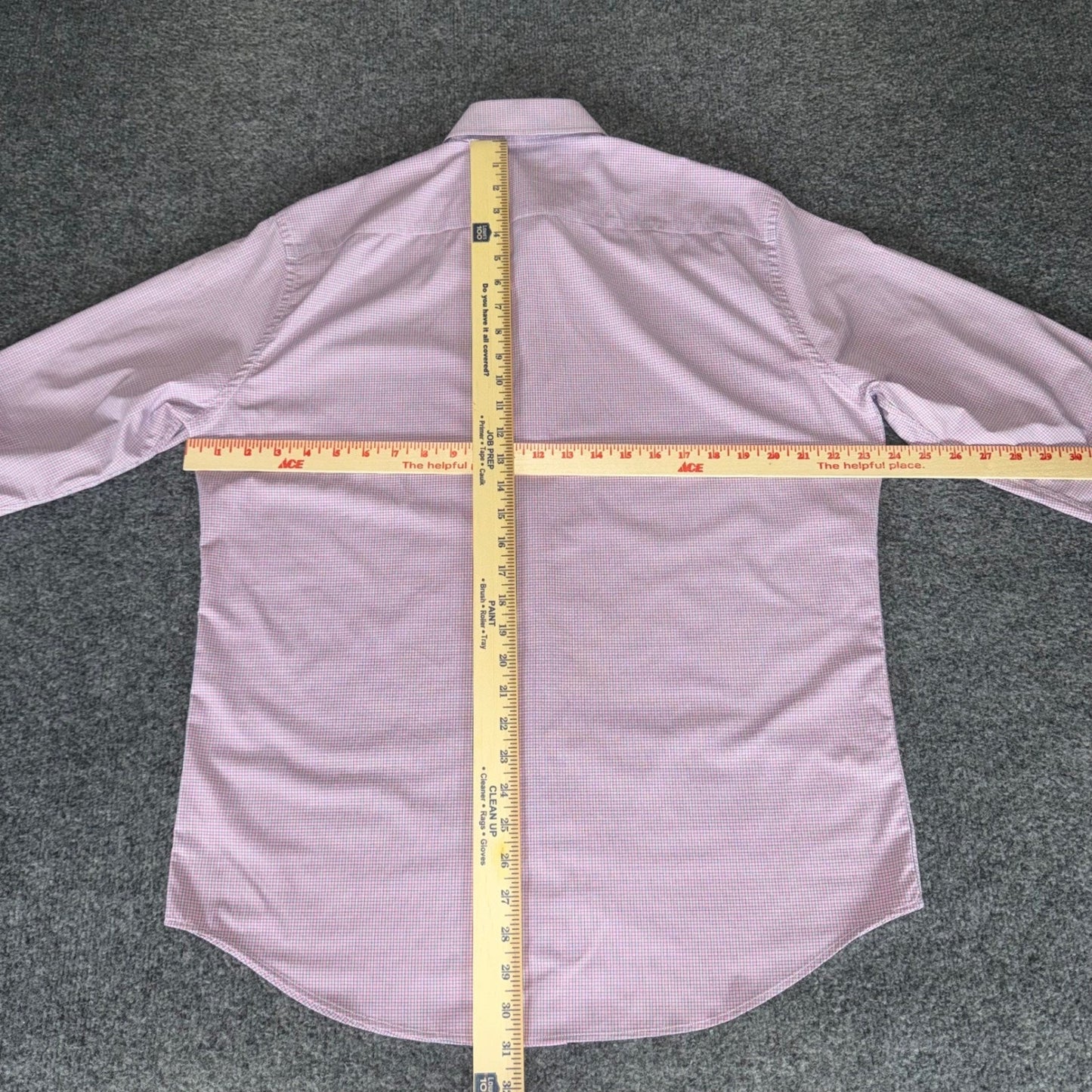 Peter Millar Summer Comfort Shirt Mens L Plaid Long Sleeve Button Down Stretch