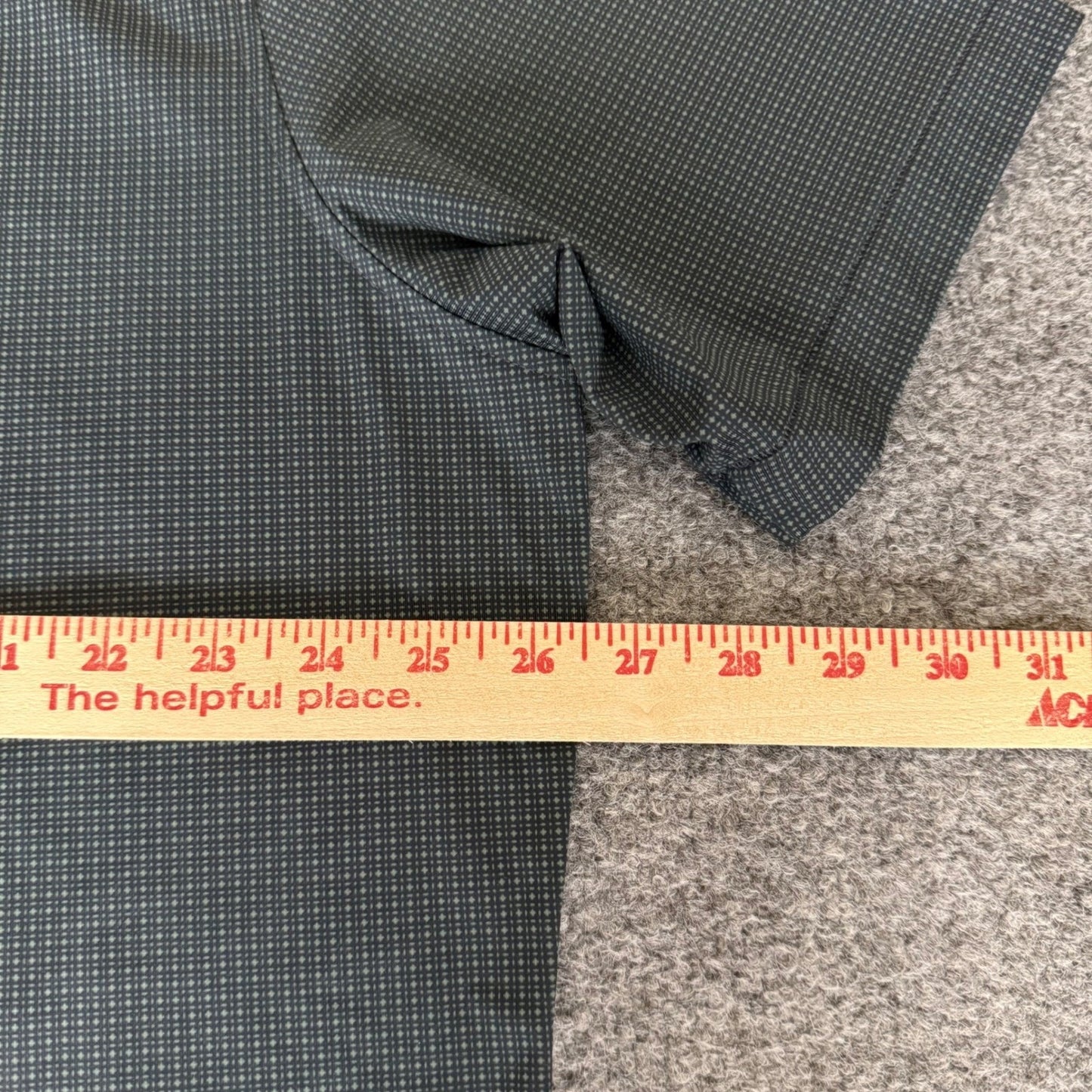 Peter Millar Crown Crafted Polo Shirt Mens XXL Green Geometric Short Sleeve Golf