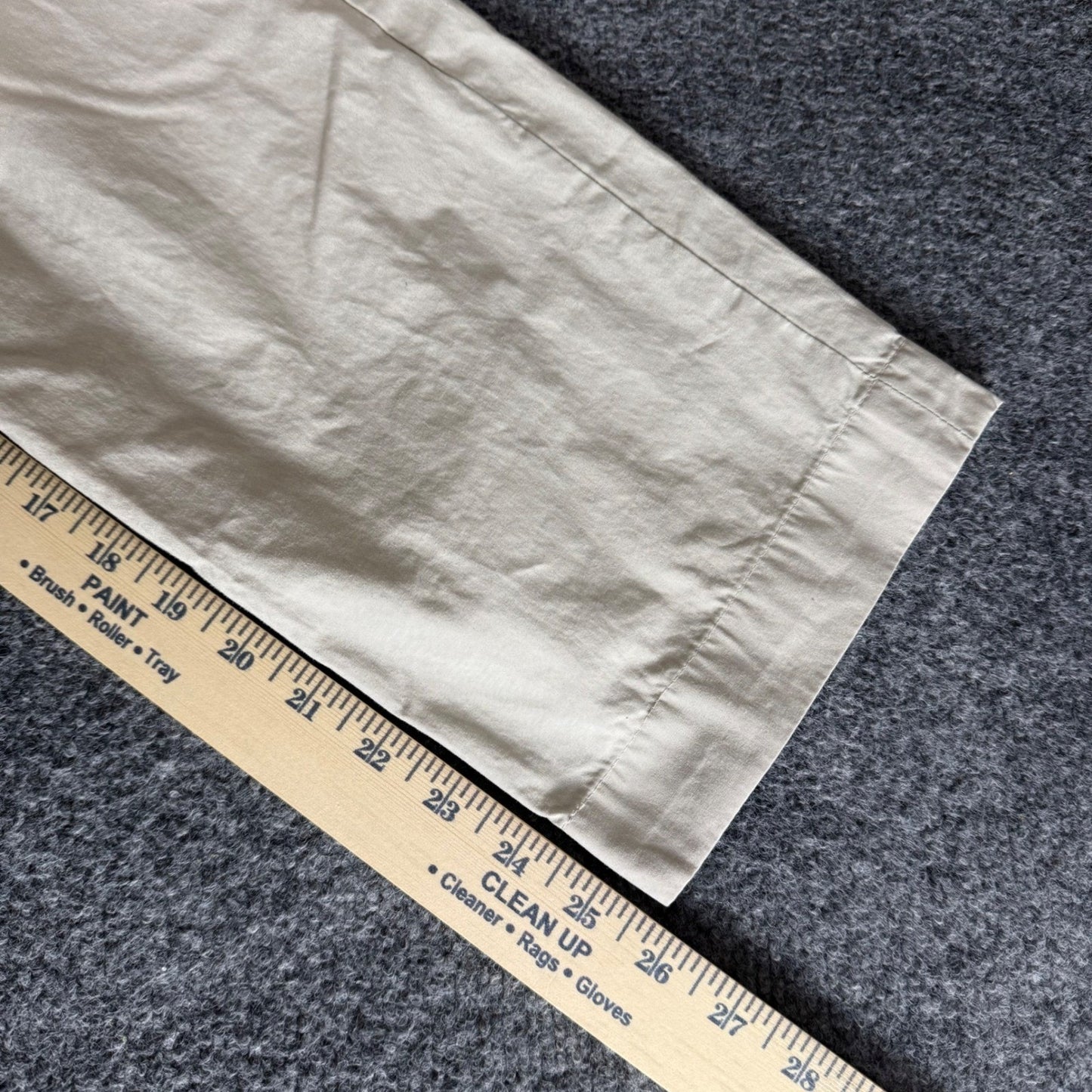 Buck Mason Mens Chino Pants 30x26 Beige Khaki Slim Fit Casual Cotton Everyday