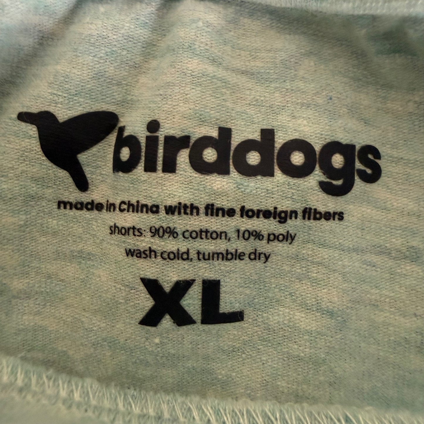 Birddogs T-Shirt Mens XL Blue Short Sleeve Pocket Tee Casual Athleisure Everyday