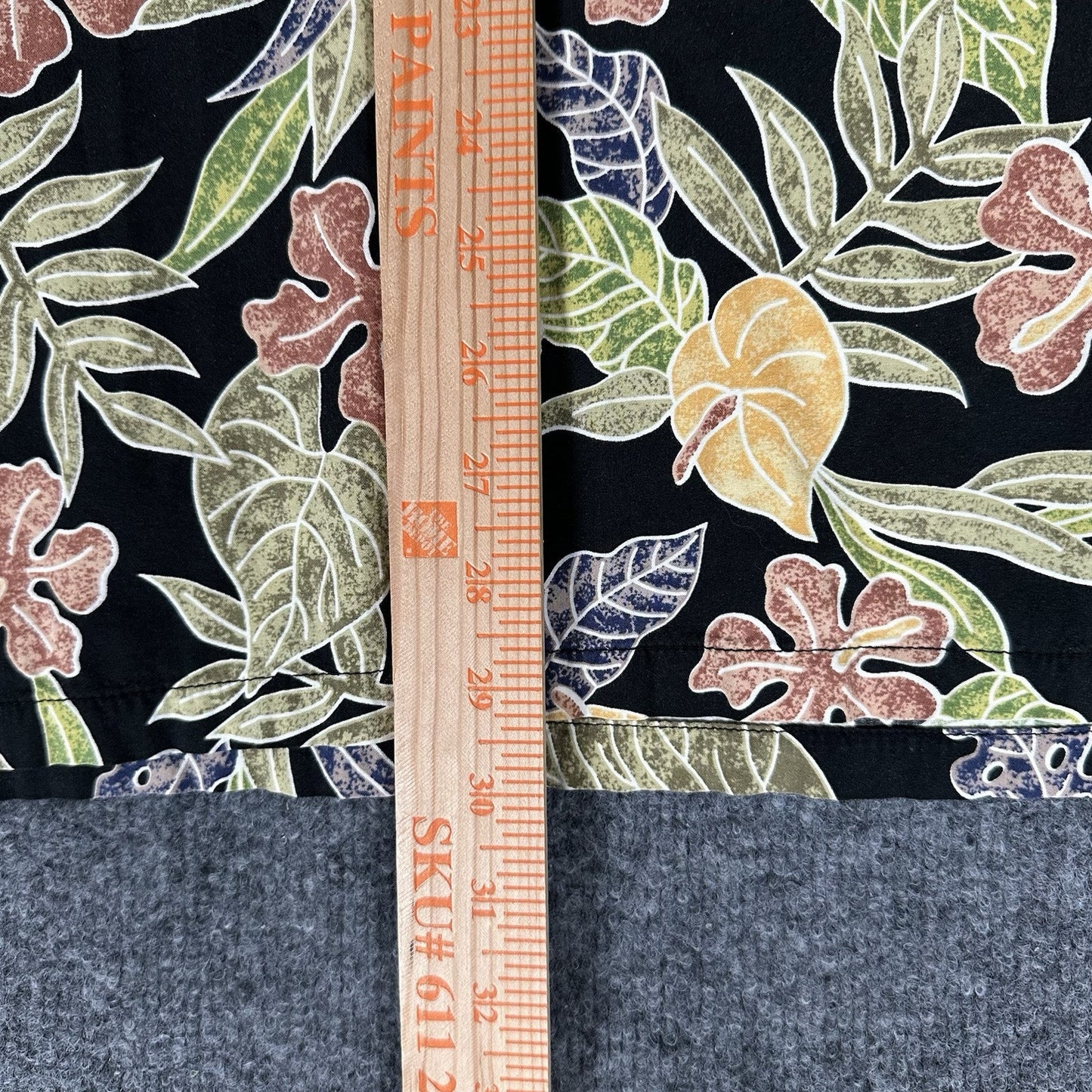 Tori Richard Polo Hawaiian Shirt Mens Large Floral Short Sleeve Pocket VTG Adult