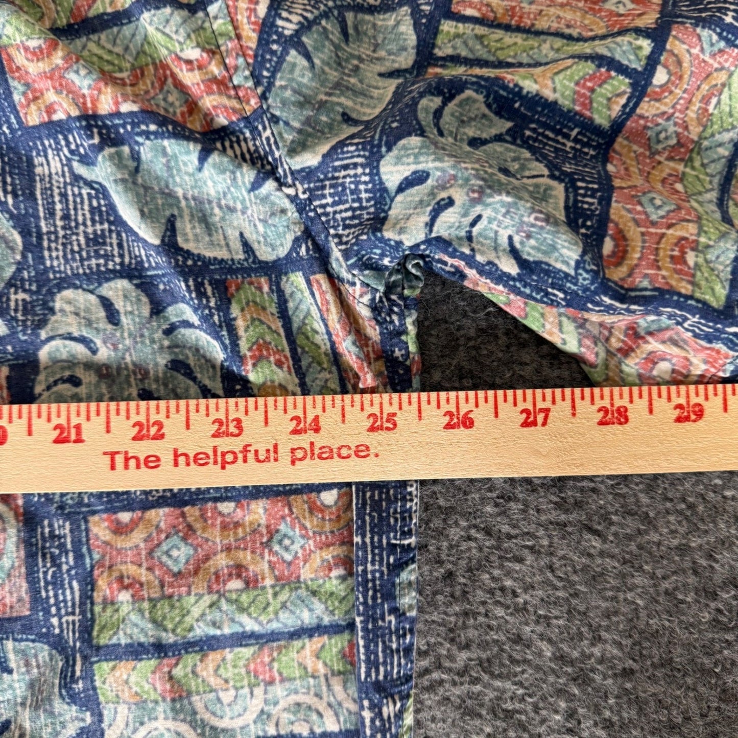 Cooke Street Hawaiian Shirt Mens XL Tropical Leaf Reverse Print Cotton Aloha