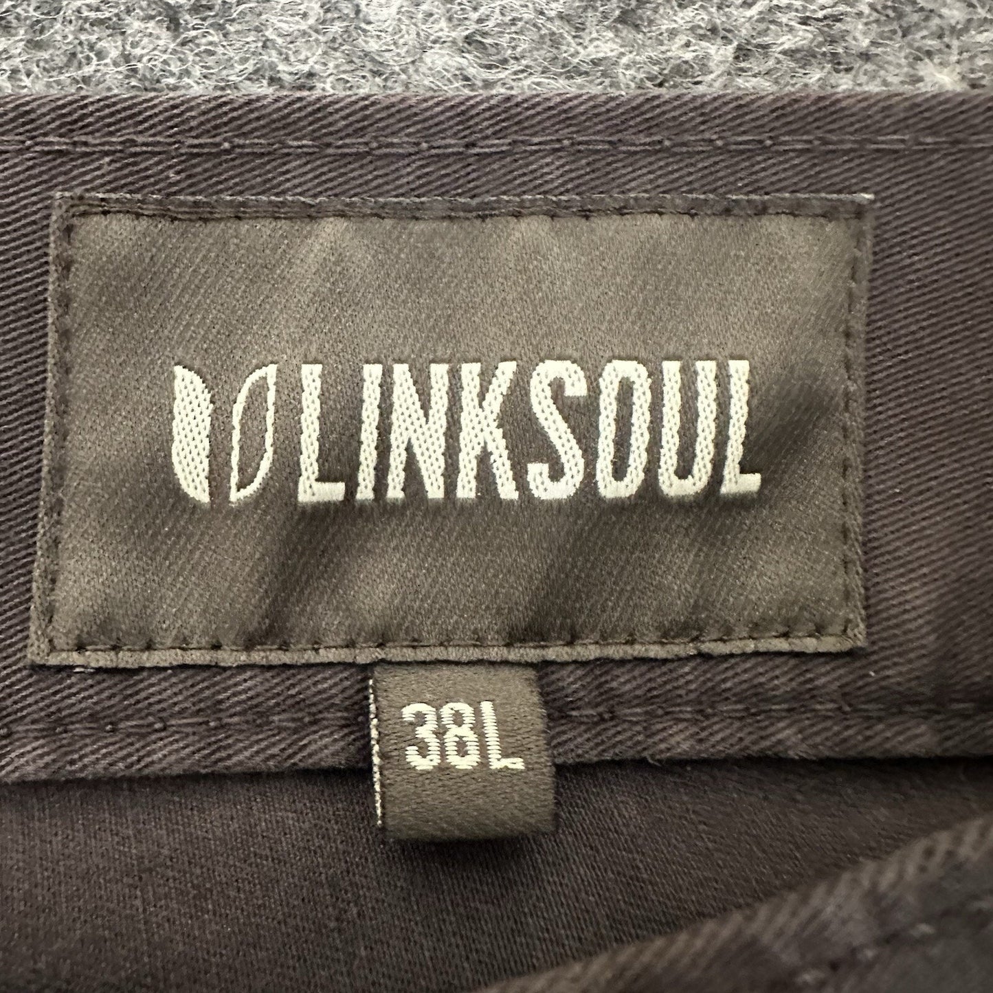 Linksoul Pants Mens 38 (40x33) Brown Golf Performance Stretch Mid Rise Adult