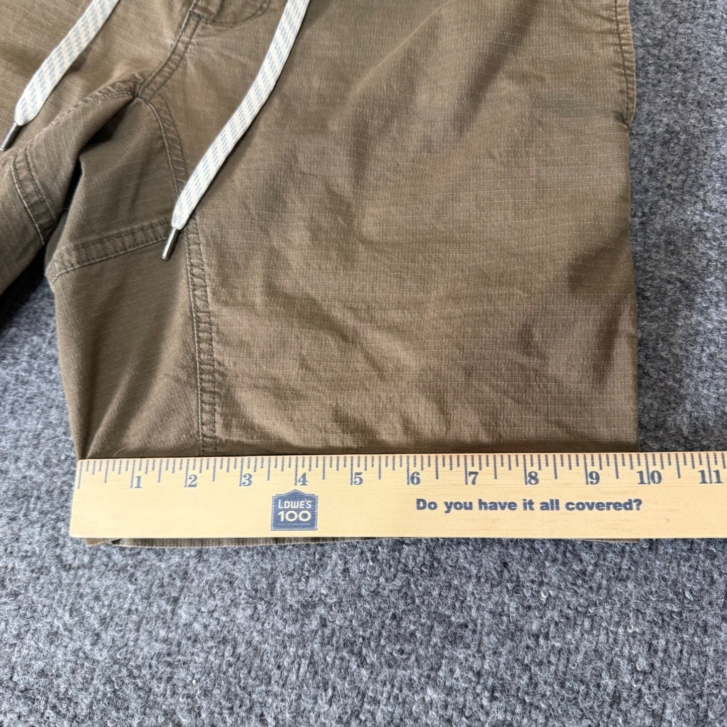 Vuori Ripstop Shorts Mens Small Tan V370 Durable Stretch Outdoor Hiking Casual