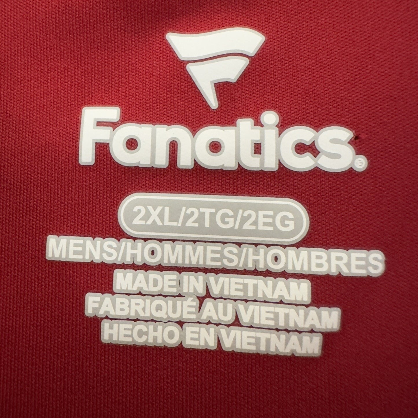 Atlanta Falcons Polo Shirt Mens 2XL Red Fanatics NFL Football Short Sleeve Adult
