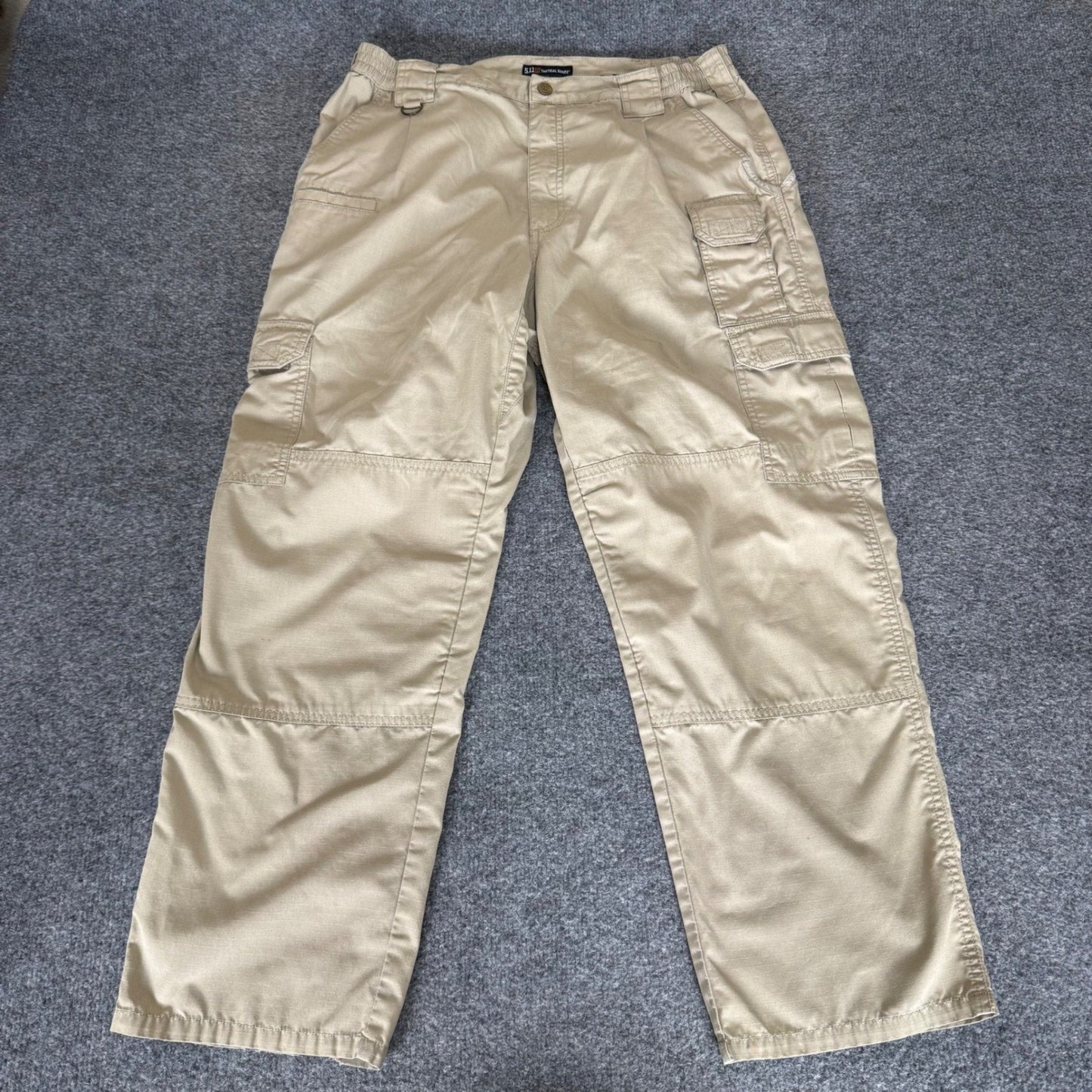 5.11 Tactical Mens Khaki Ripstop Cargo Pants 36x30 Work Utility Outdoor Hiking