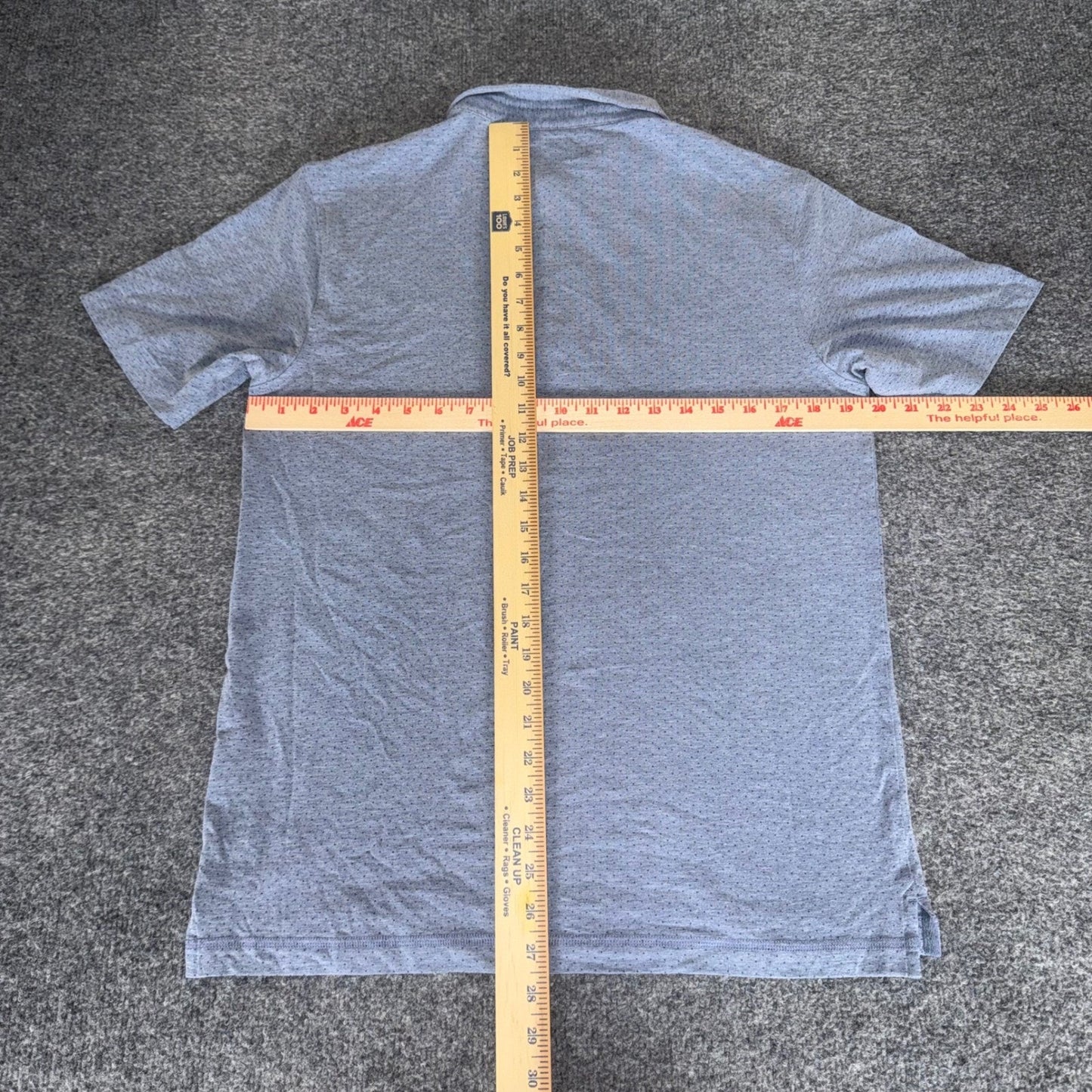 Linksoul Mens Small Blue Short Sleeve Golf Polo Shirt Casual Athletic Stretch