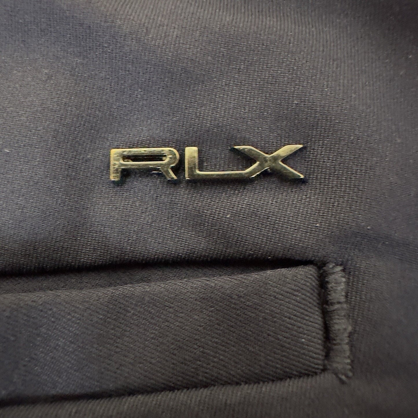 RLX Ralph Lauren Dress Pants Mens 34x31 Navy Blue Solid Golf Mid Rise Adult