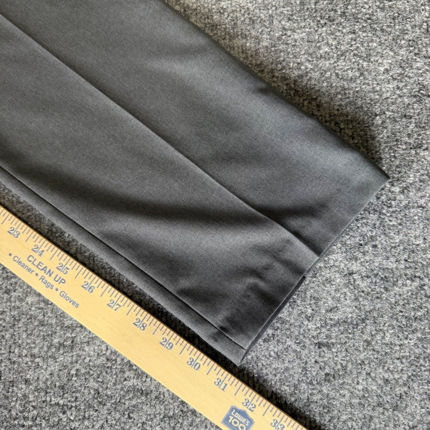 Kenneth Cole Techni-Cole Dress Pants Mens 36x31 Gray Stretch Slim Fit Business