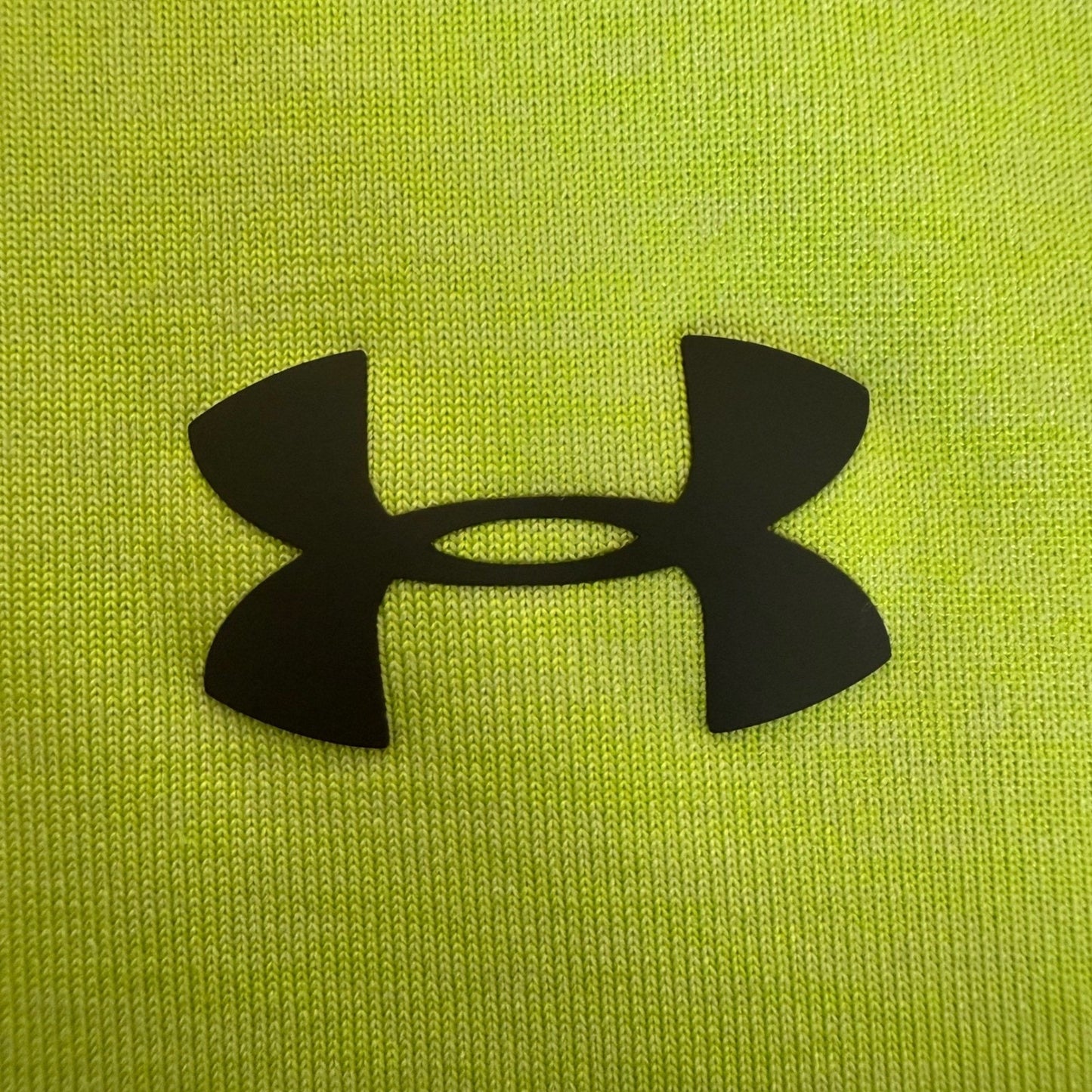 Under Armour Playoff Polo Shirt Mens XXL Neon Green Loose Fit Golf Performance