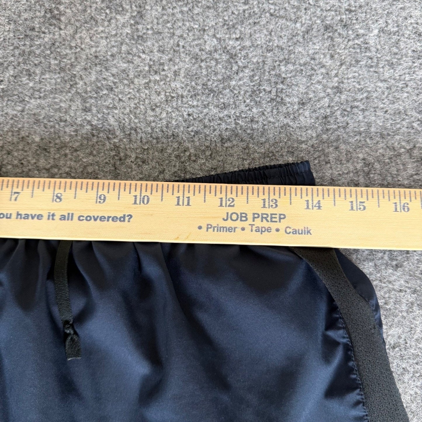 Nike Dri Fit Mens Large Running Shorts Navy Blue Athletic Gym Workout Training