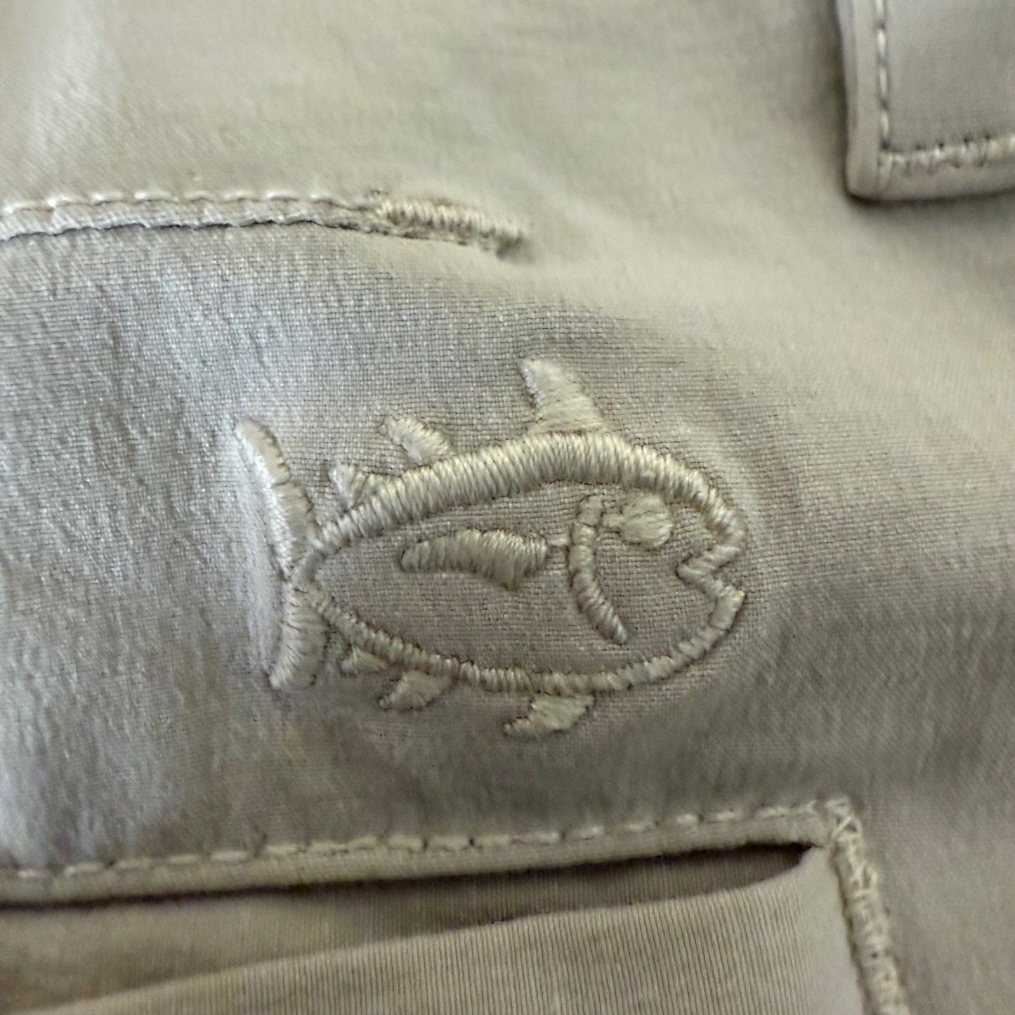Southern Tide Shorts Mens 30 Beige Casual Flat Front Chino Cotton Golf
