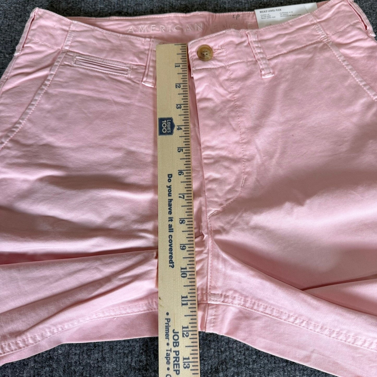 American Eagle Chino Shorts Mens 31x9 Light Pink Next Level Flex Mid Rise Casual