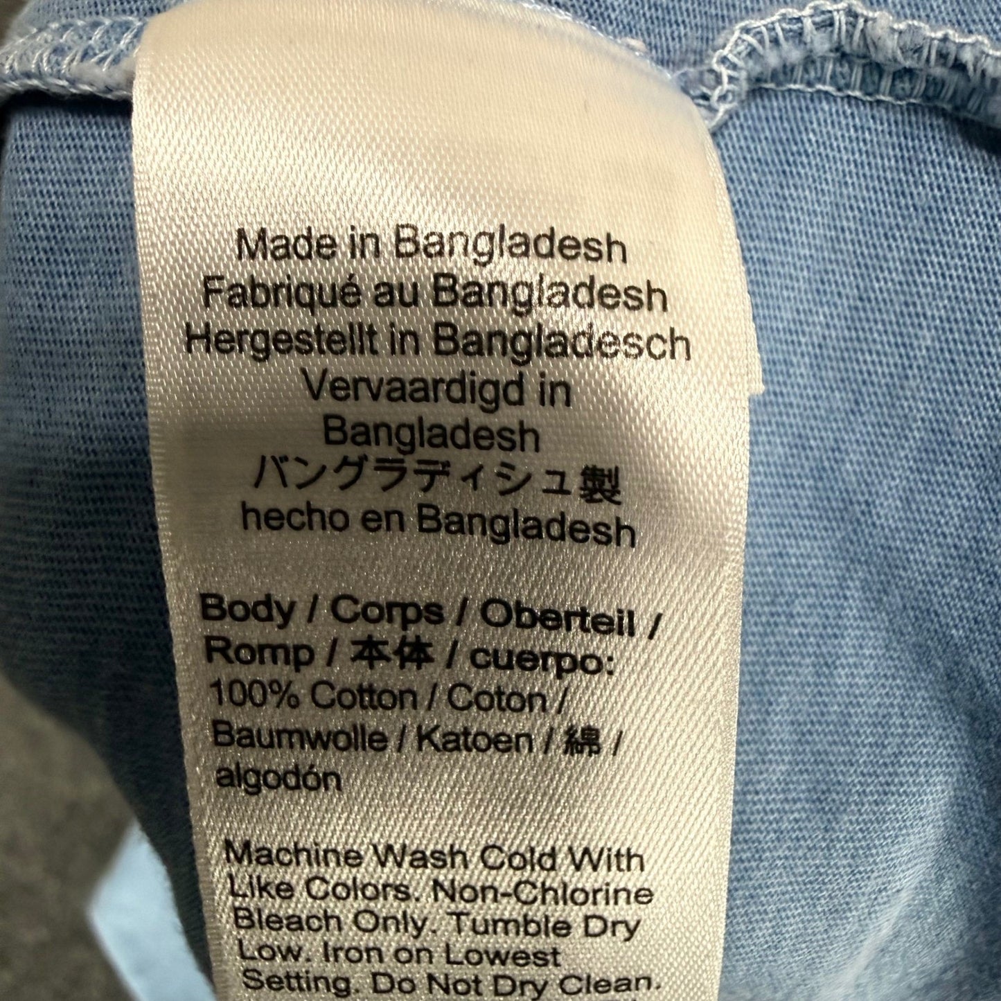 J.Crew Oarsman Mens Broken In Classic T-Shirt Large Blue Soft Cotton Casual Tee