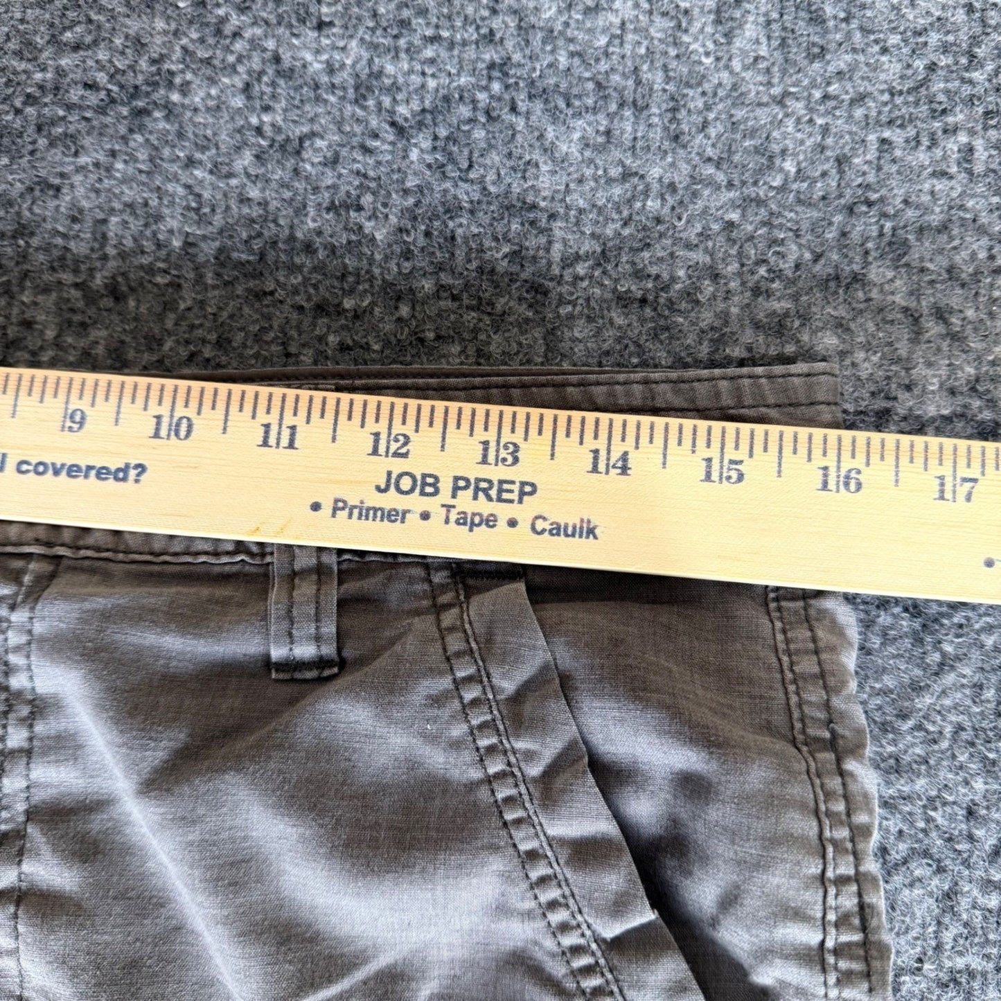 Prana Furrow Shorts Mens 30 (Fits 32) Gray Casual Walking Hiking Cargo Outdoor